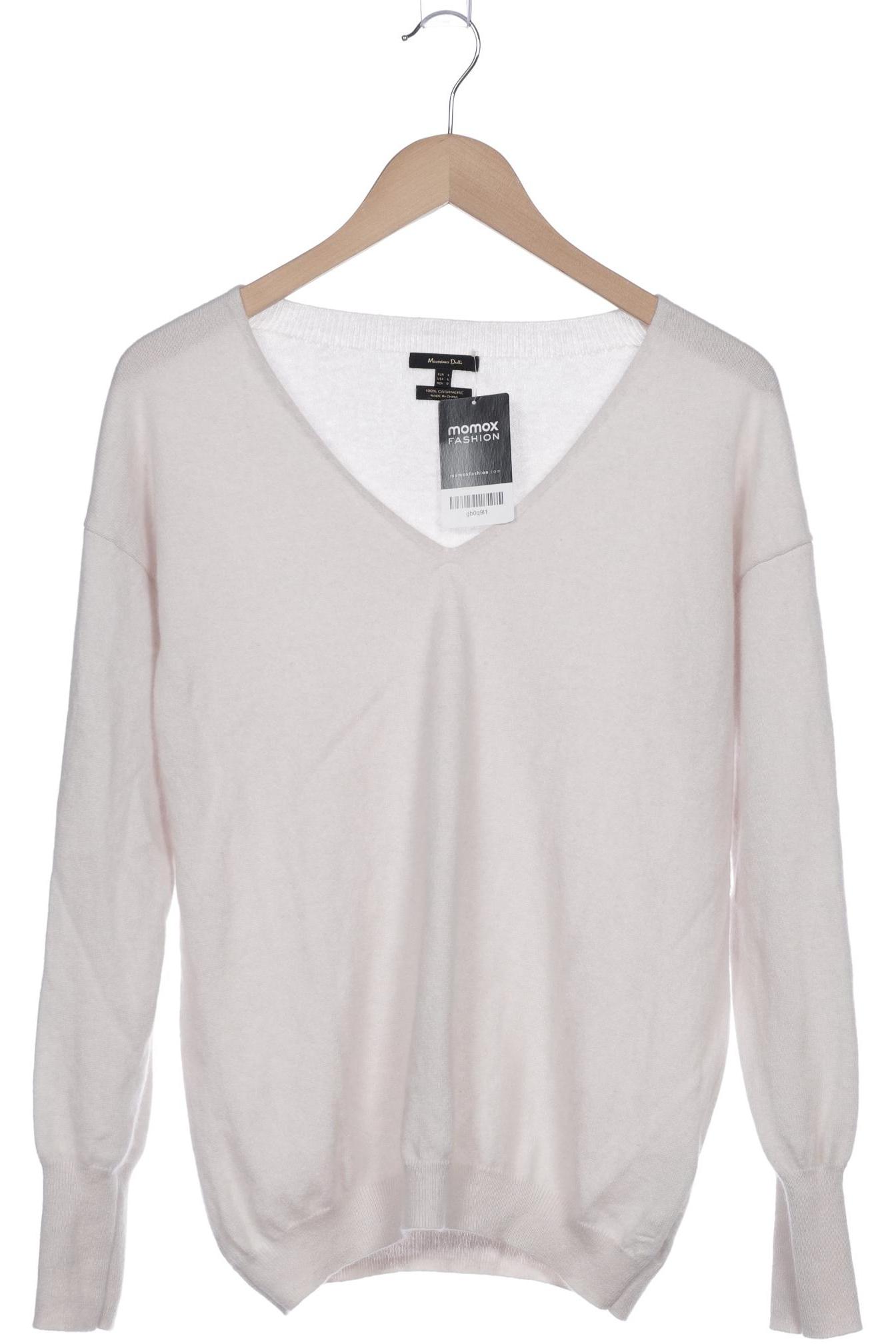 

Massimo Dutti Damen Pullover, cremeweiß, Gr. 42