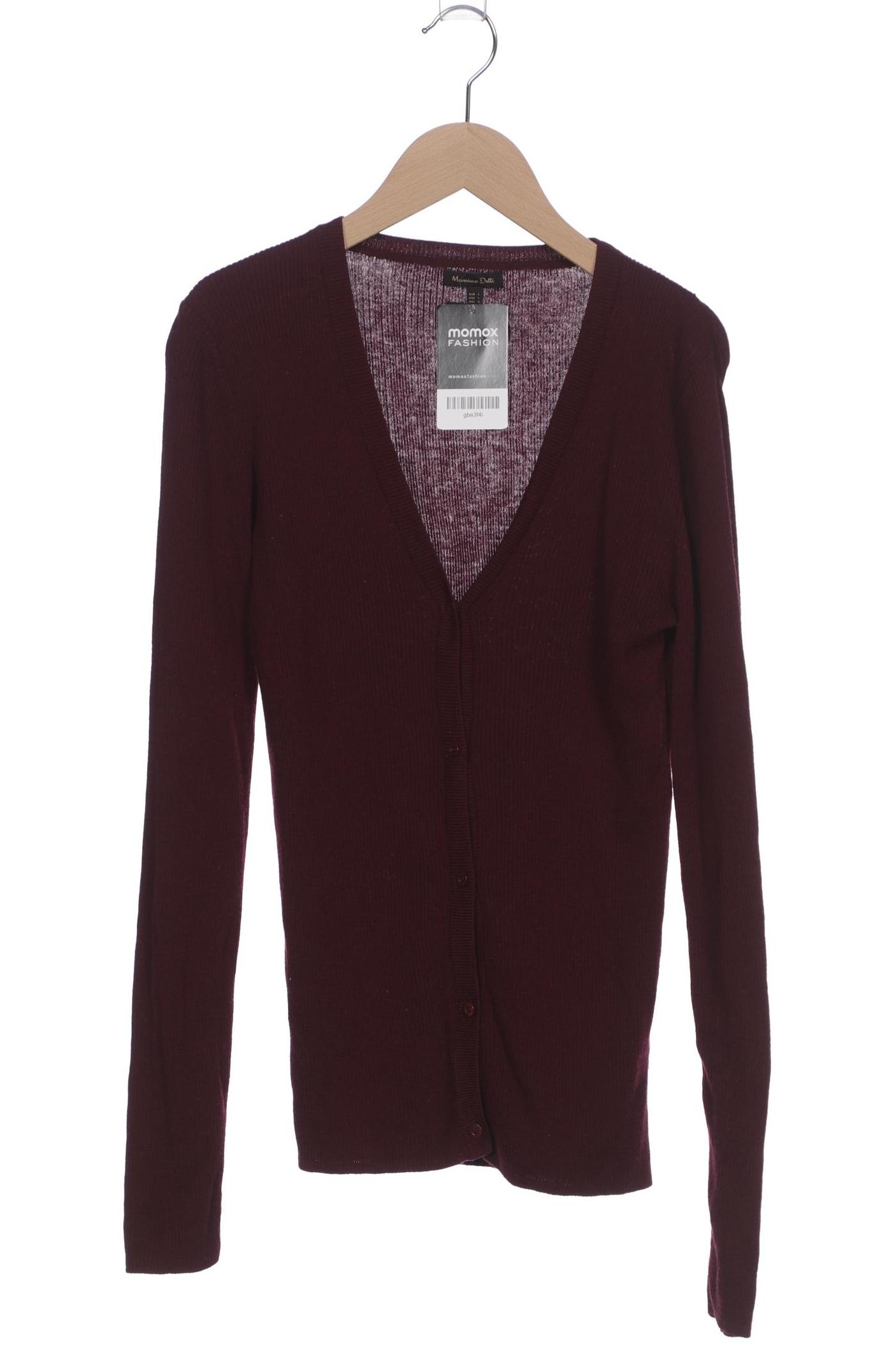 

Massimo Dutti Damen Strickjacke, bordeaux, Gr. 42