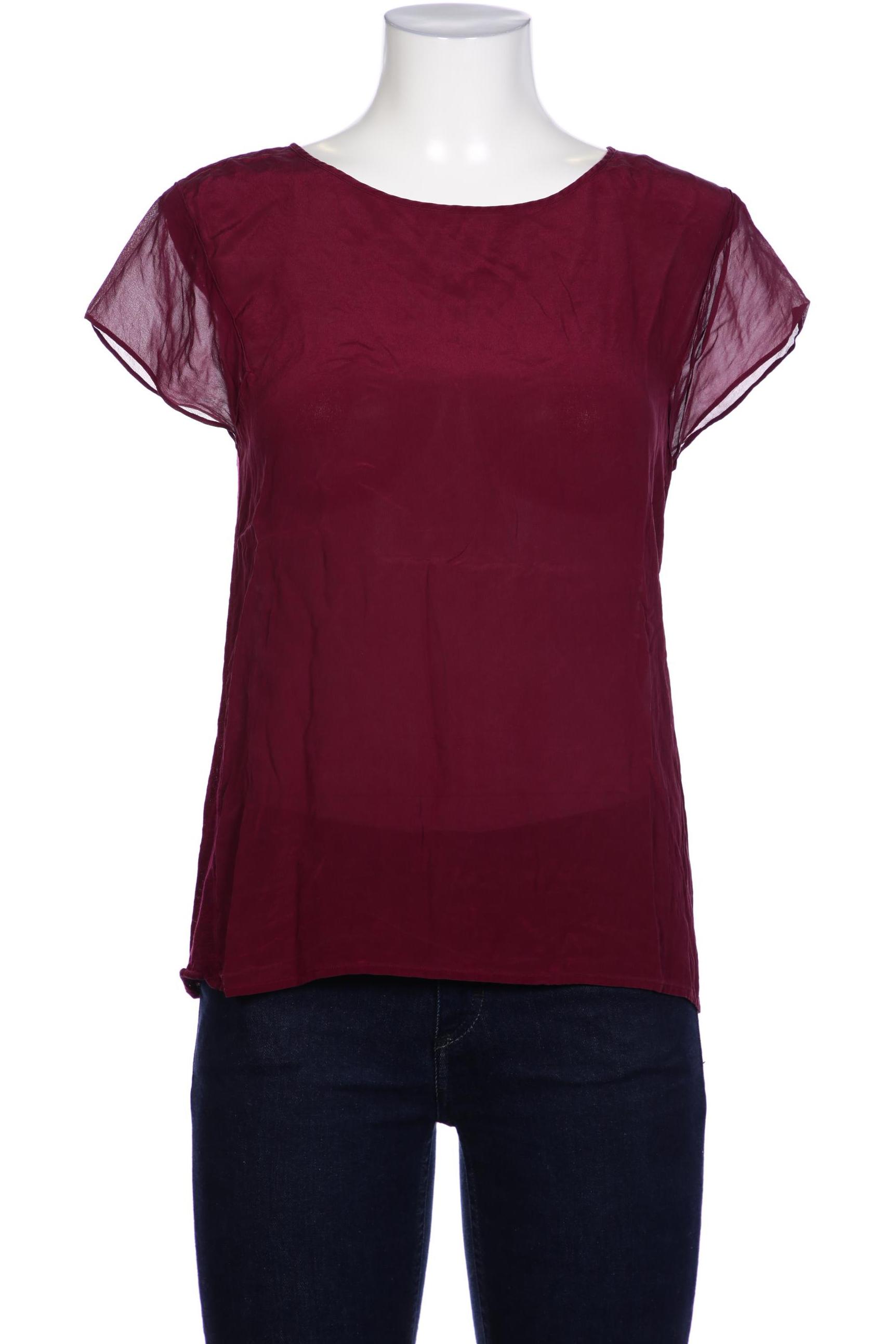 

Massimo Dutti Damen Bluse, bordeaux, Gr. 42