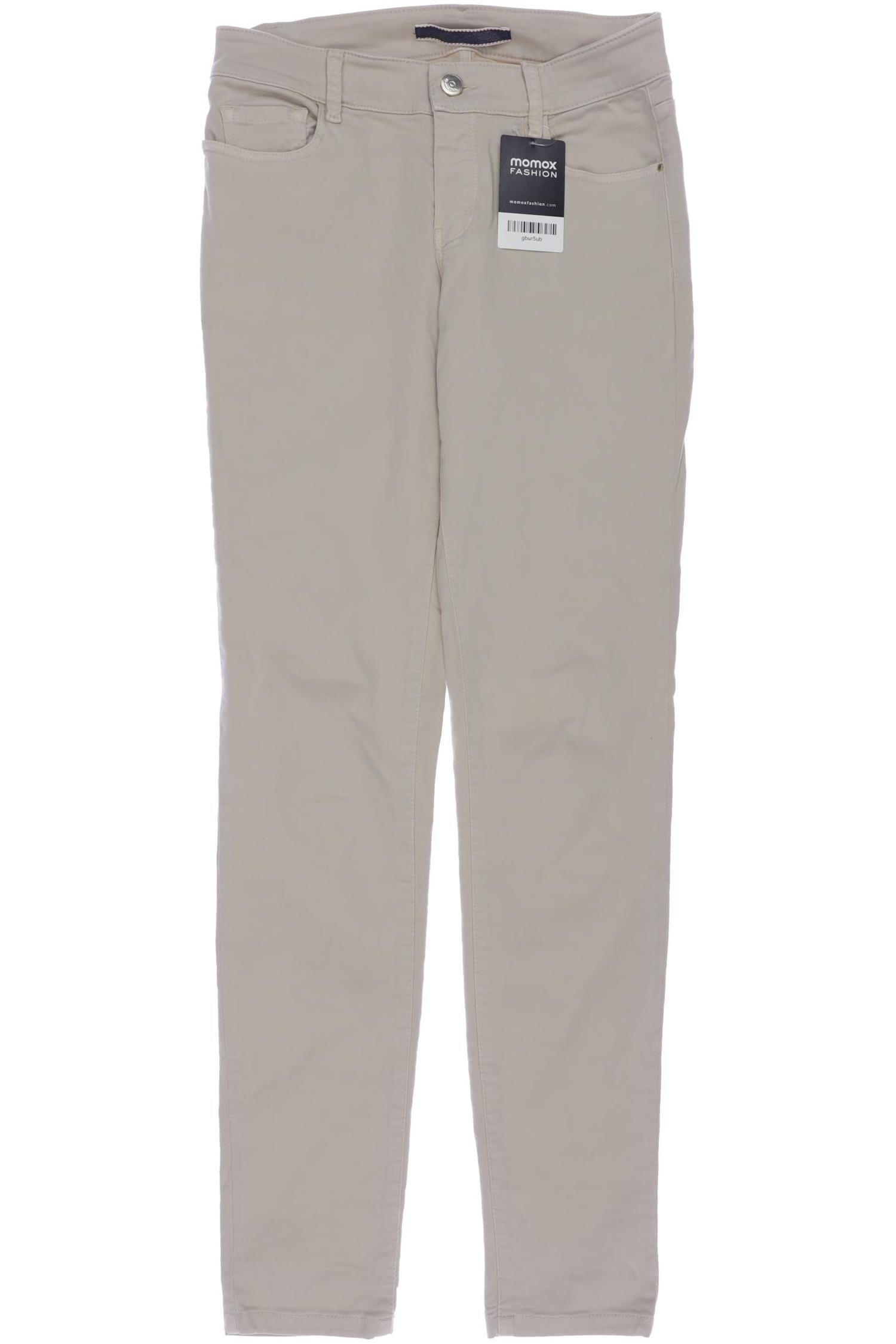 

Massimo Dutti Damen Stoffhose, cremeweiß, Gr. 36