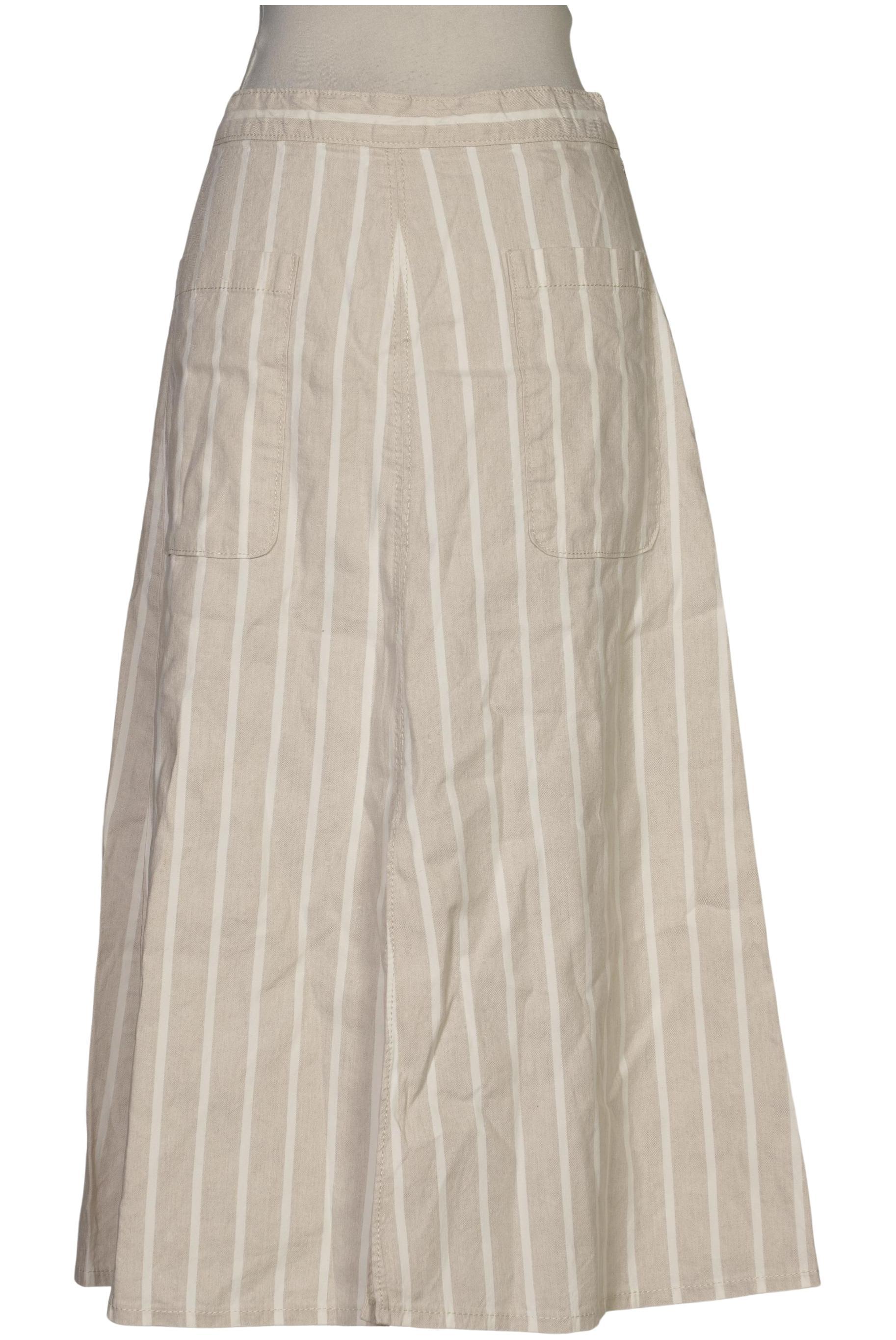 

Massimo Dutti Damen Rock, beige, Gr. 38