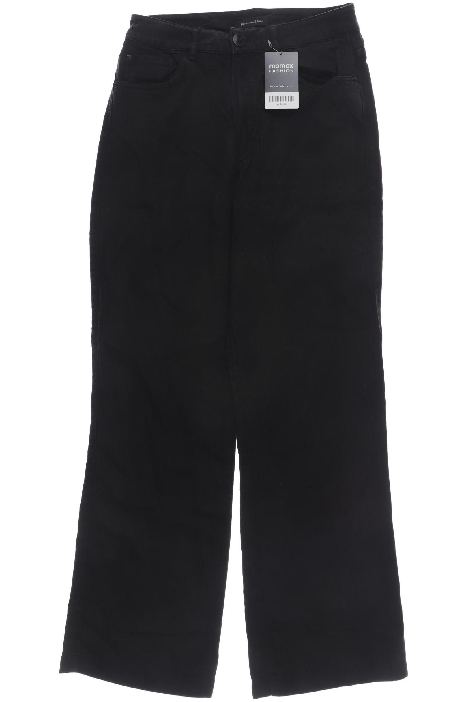 

Massimo Dutti Damen Stoffhose, schwarz