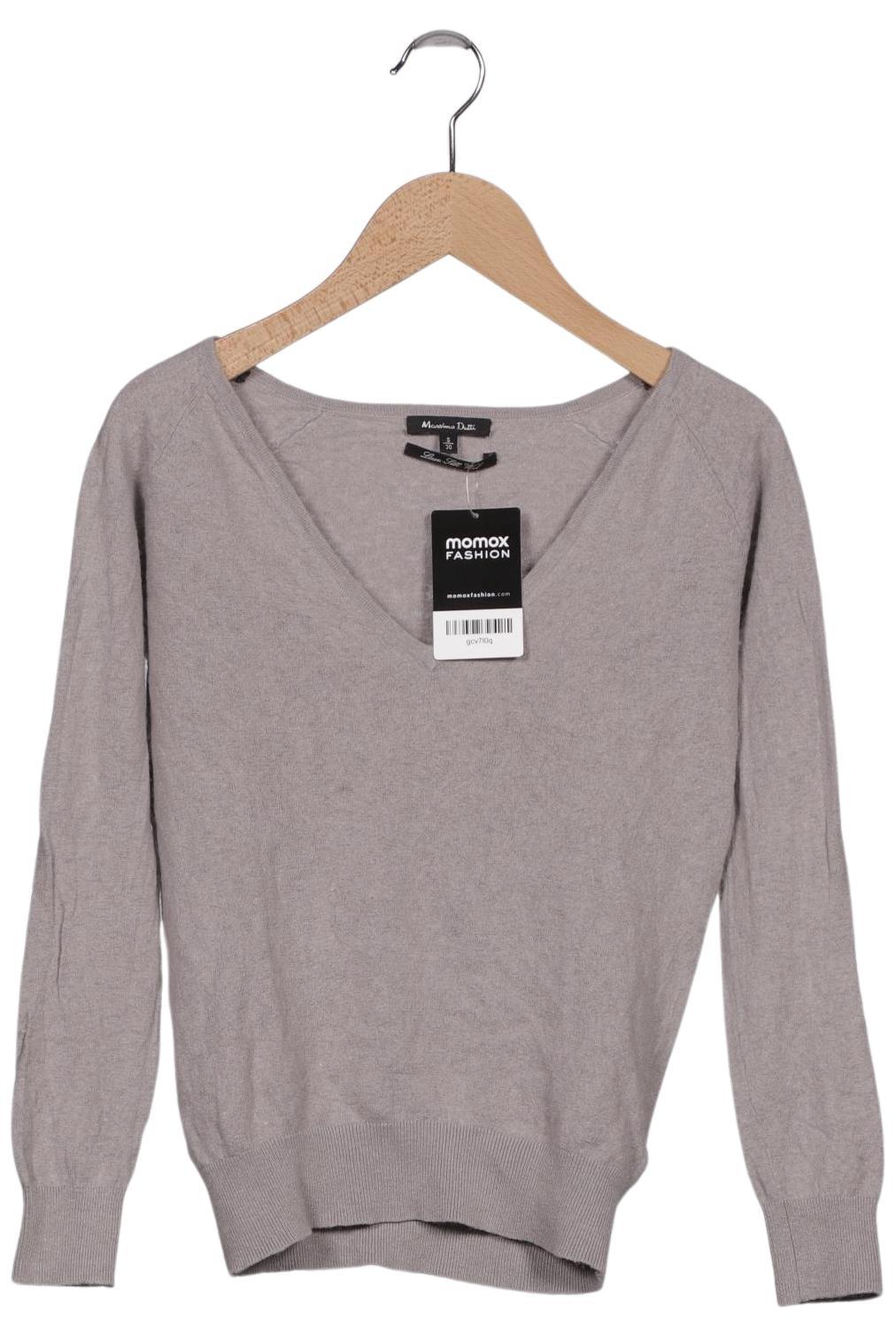 

Massimo Dutti Damen Pullover, grau, Gr. 36