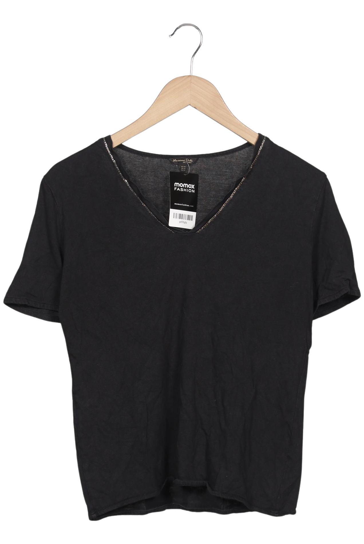 

Massimo Dutti Damen T-Shirt, schwarz, Gr. 34