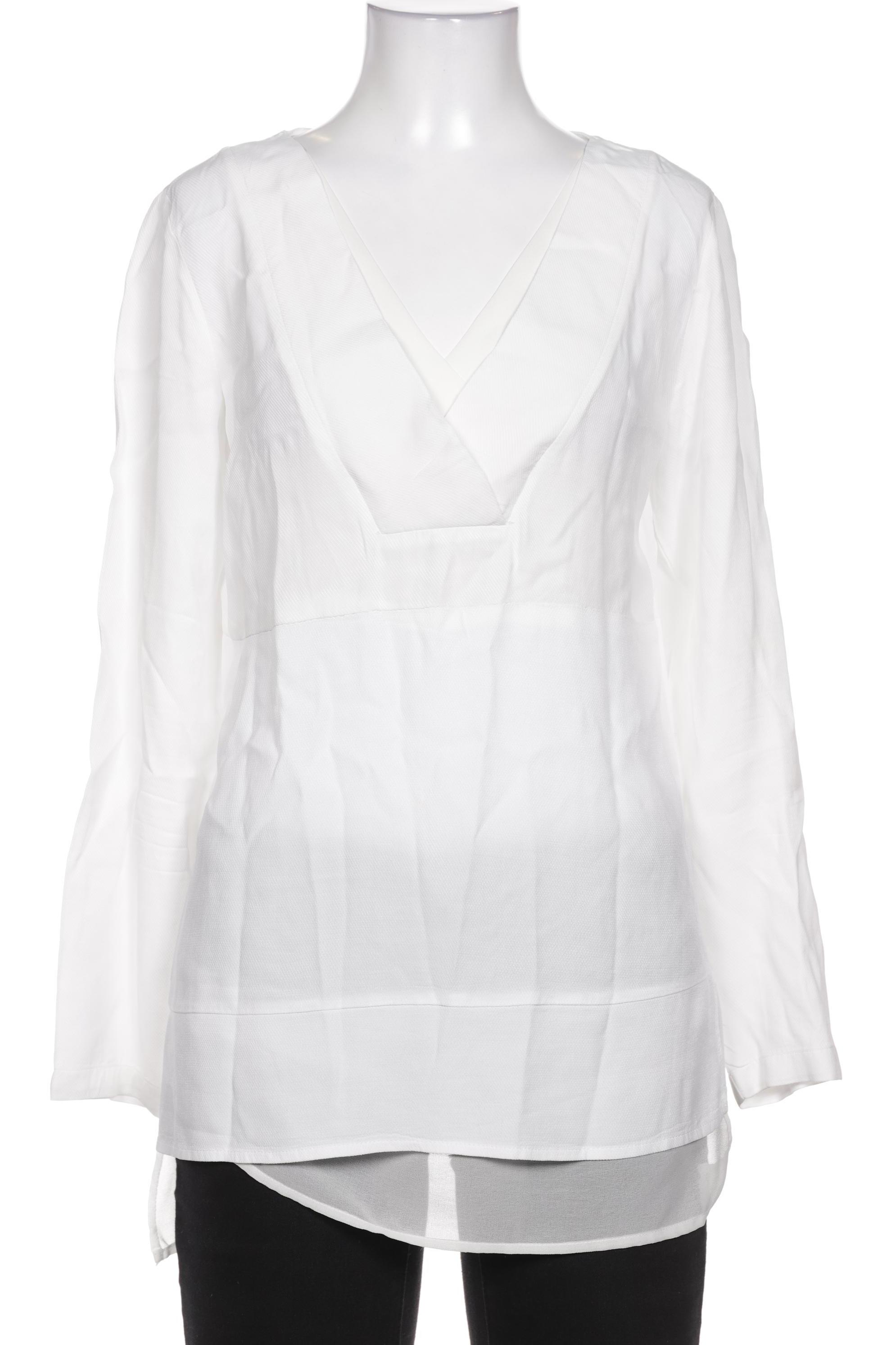 

Massimo Dutti Damen Bluse, weiß, Gr. 36