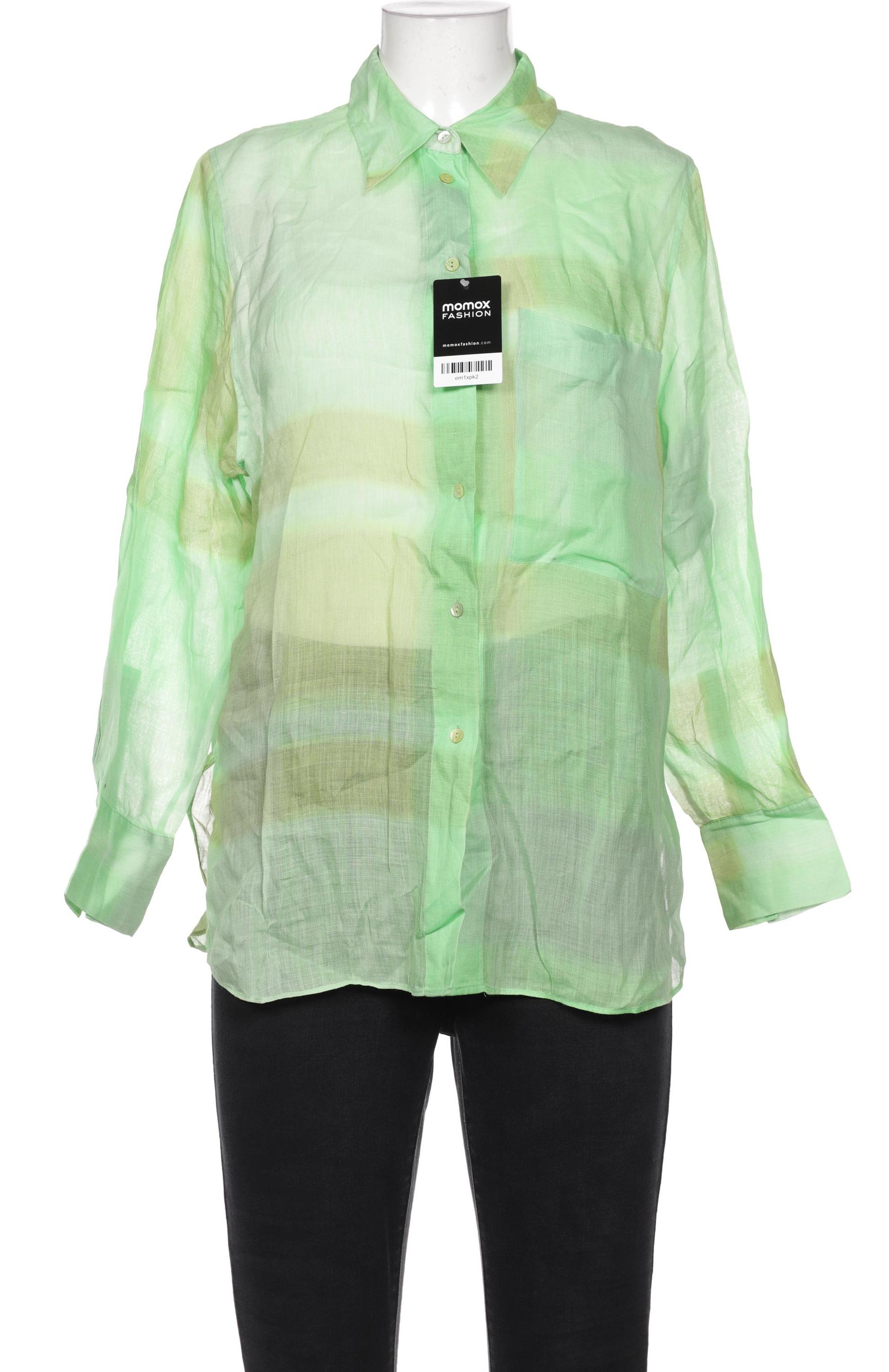 

Massimo Dutti Damen Bluse, grün, Gr. 40