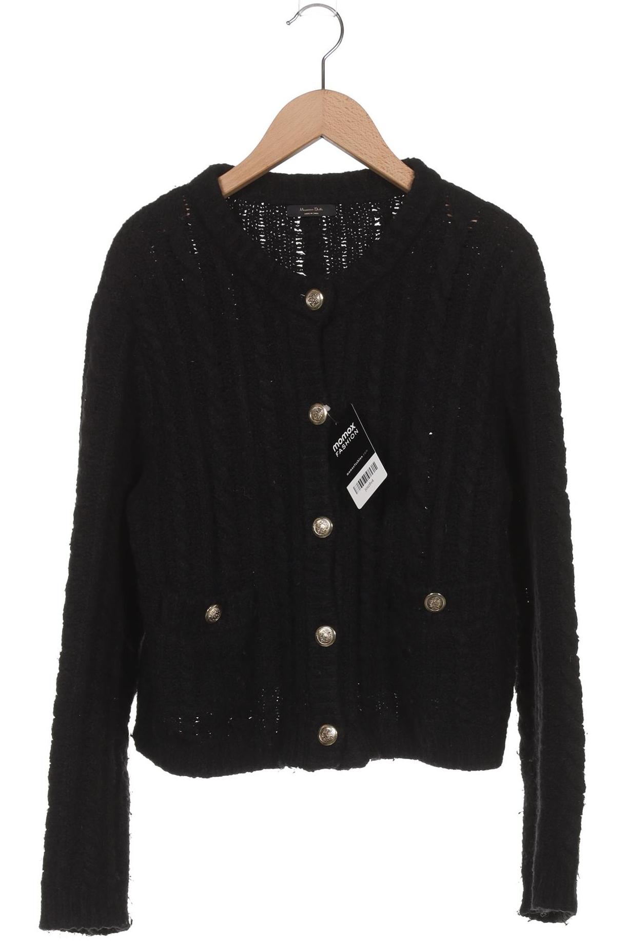 

Massimo Dutti Damen Strickjacke, schwarz, Gr. 38