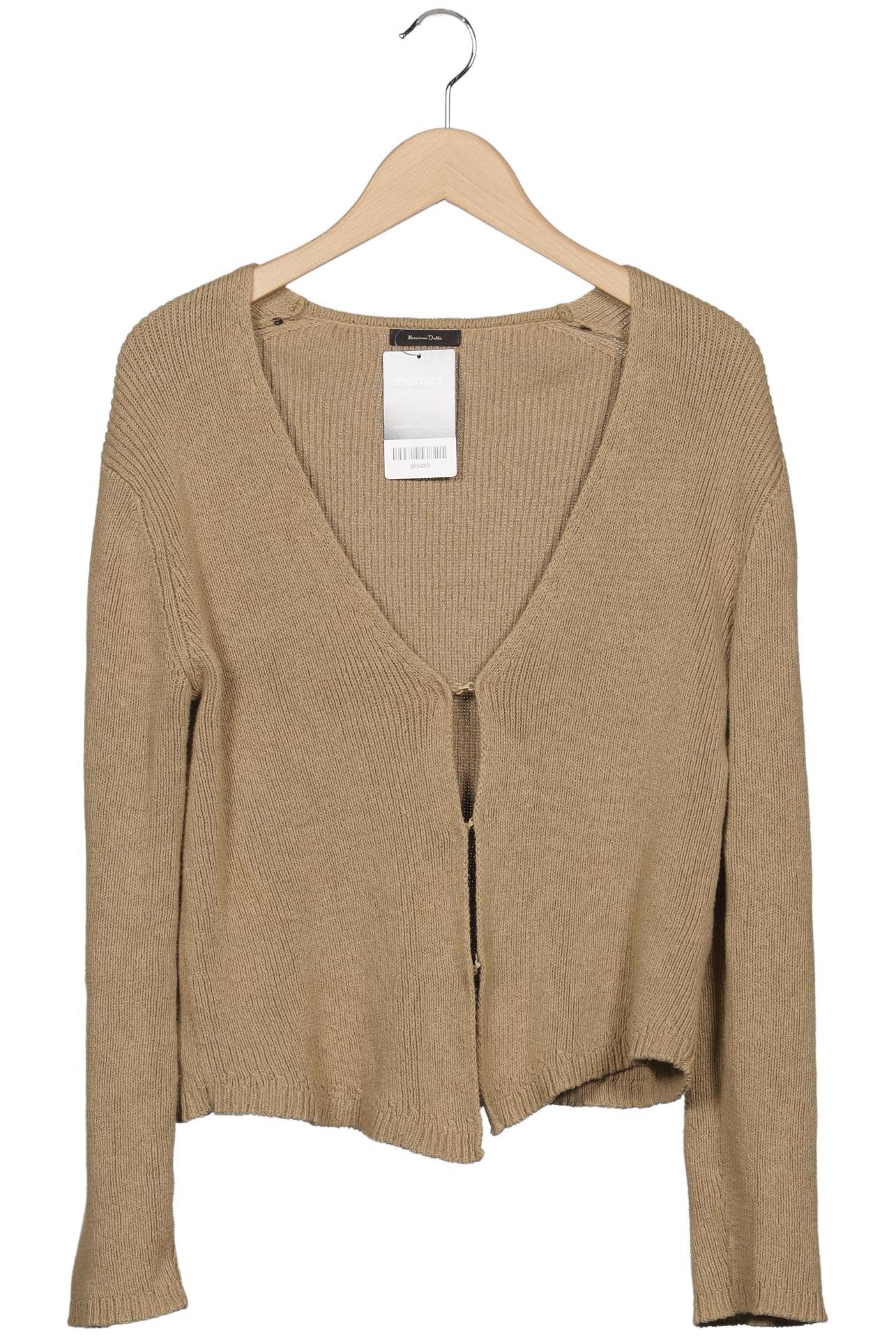 

Massimo Dutti Damen Strickjacke, beige, Gr. 42
