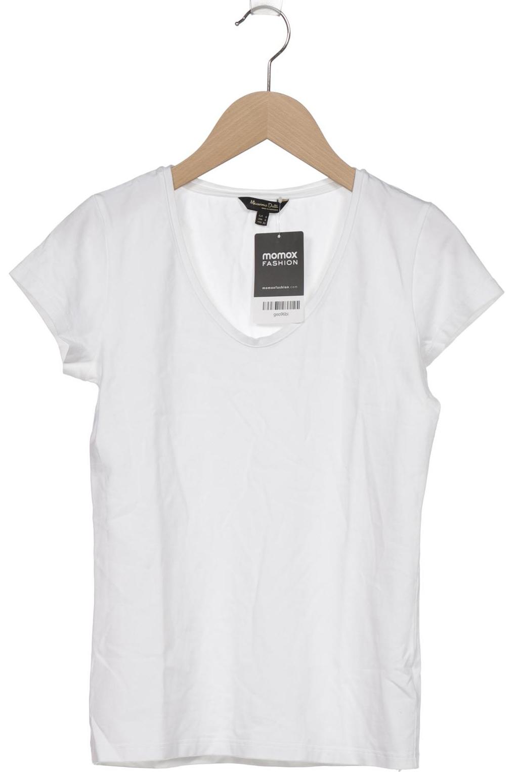 

Massimo Dutti Damen T-Shirt, weiß, Gr. 36