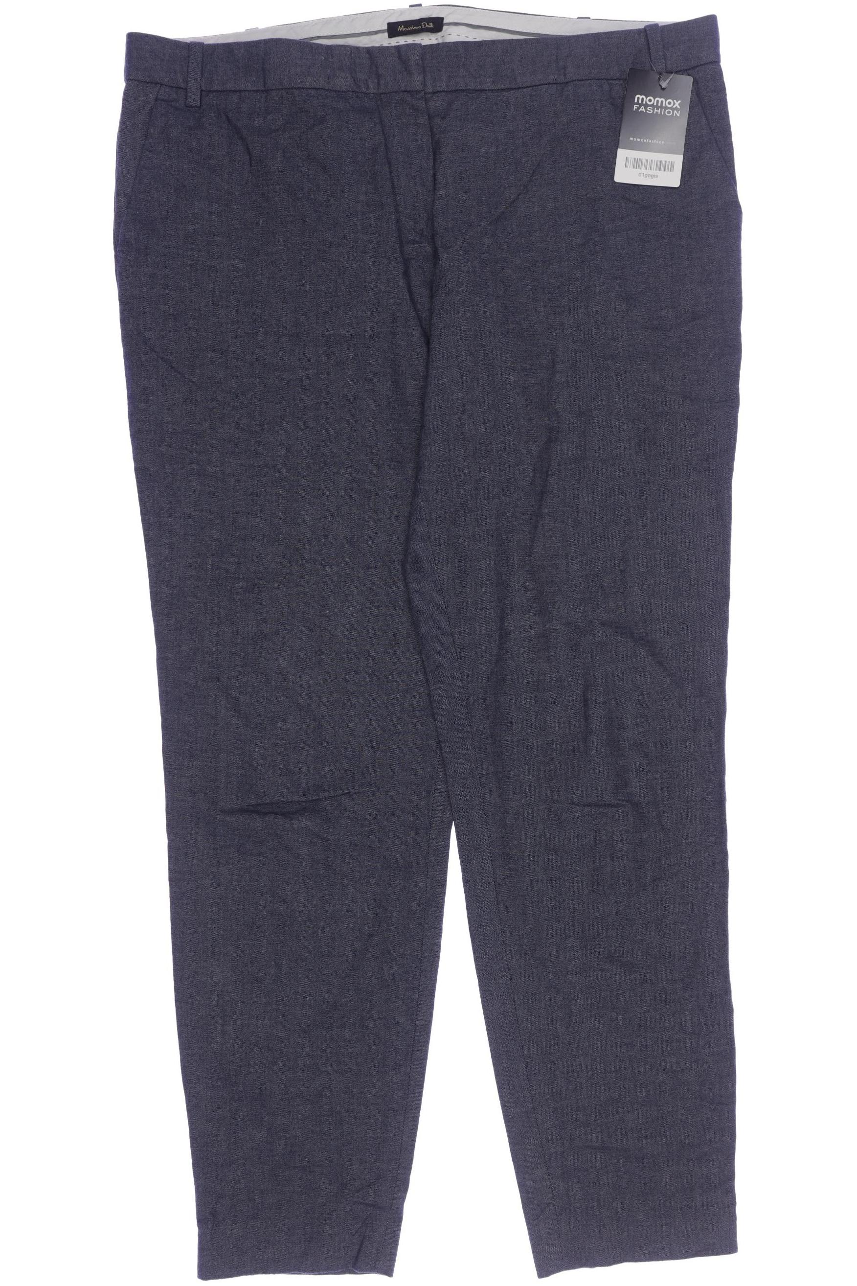 

Massimo Dutti Damen Stoffhose, marineblau, Gr. 44