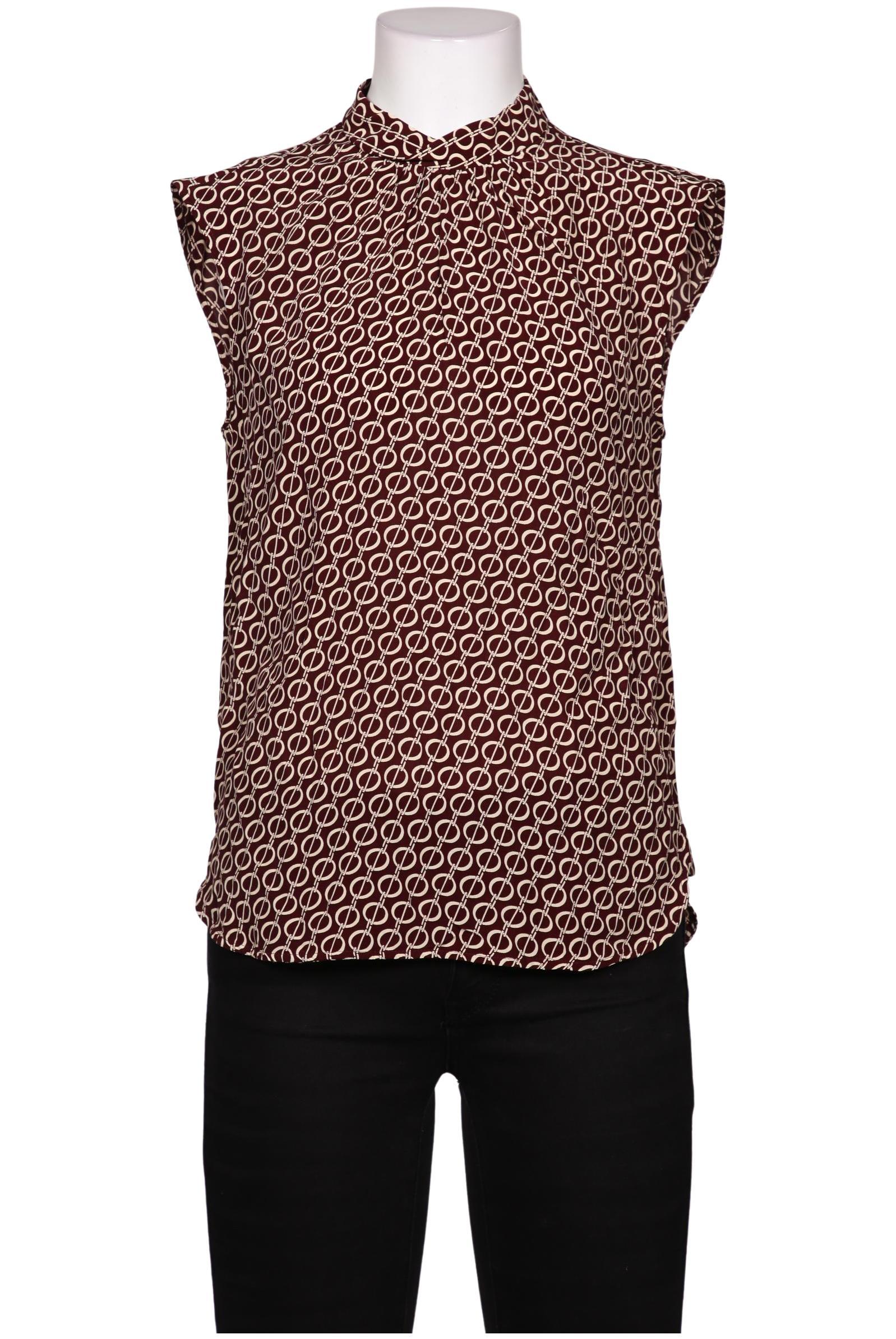 

Massimo Dutti Damen Bluse, bordeaux, Gr. 34