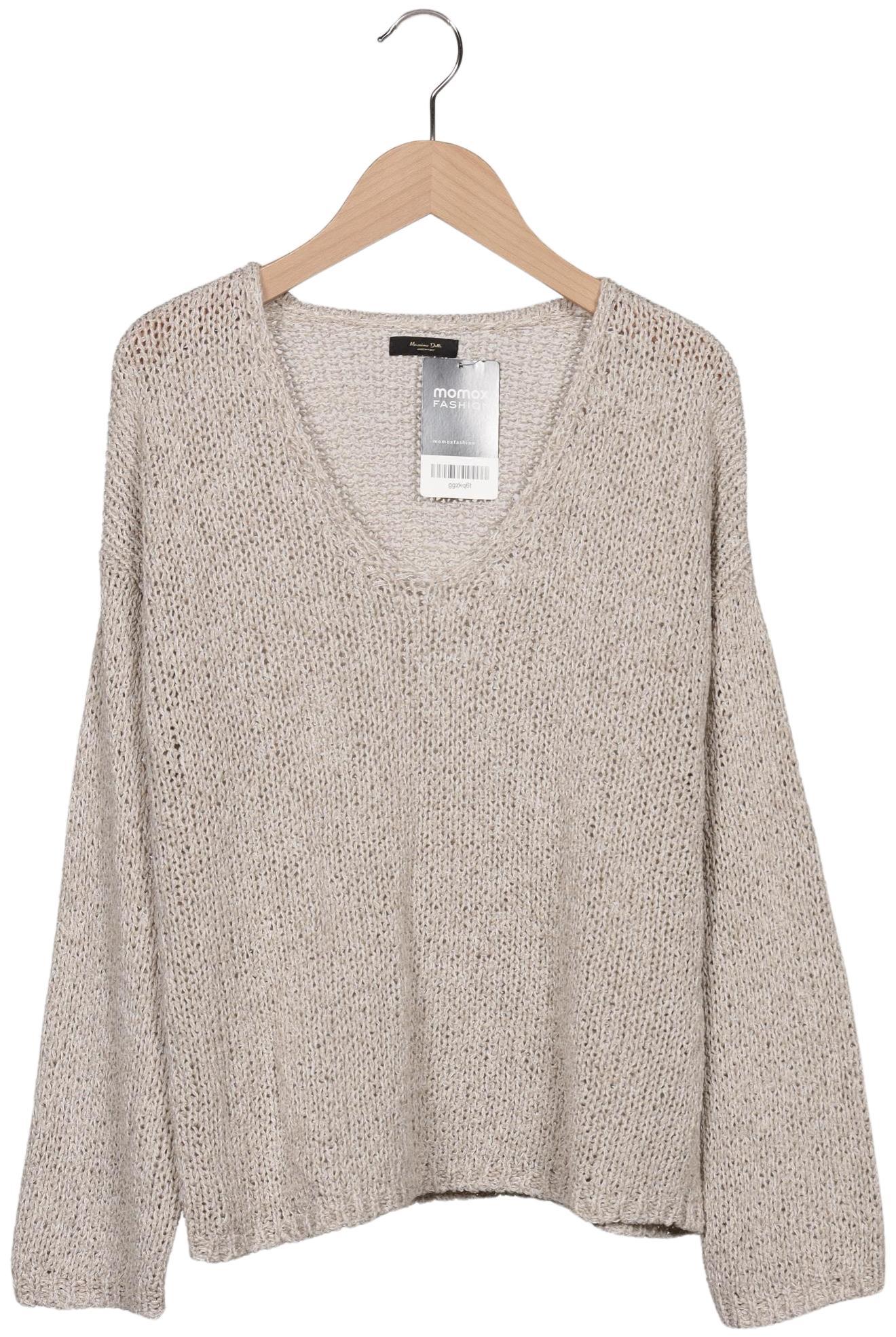 

Massimo Dutti Damen Pullover, beige, Gr. 36
