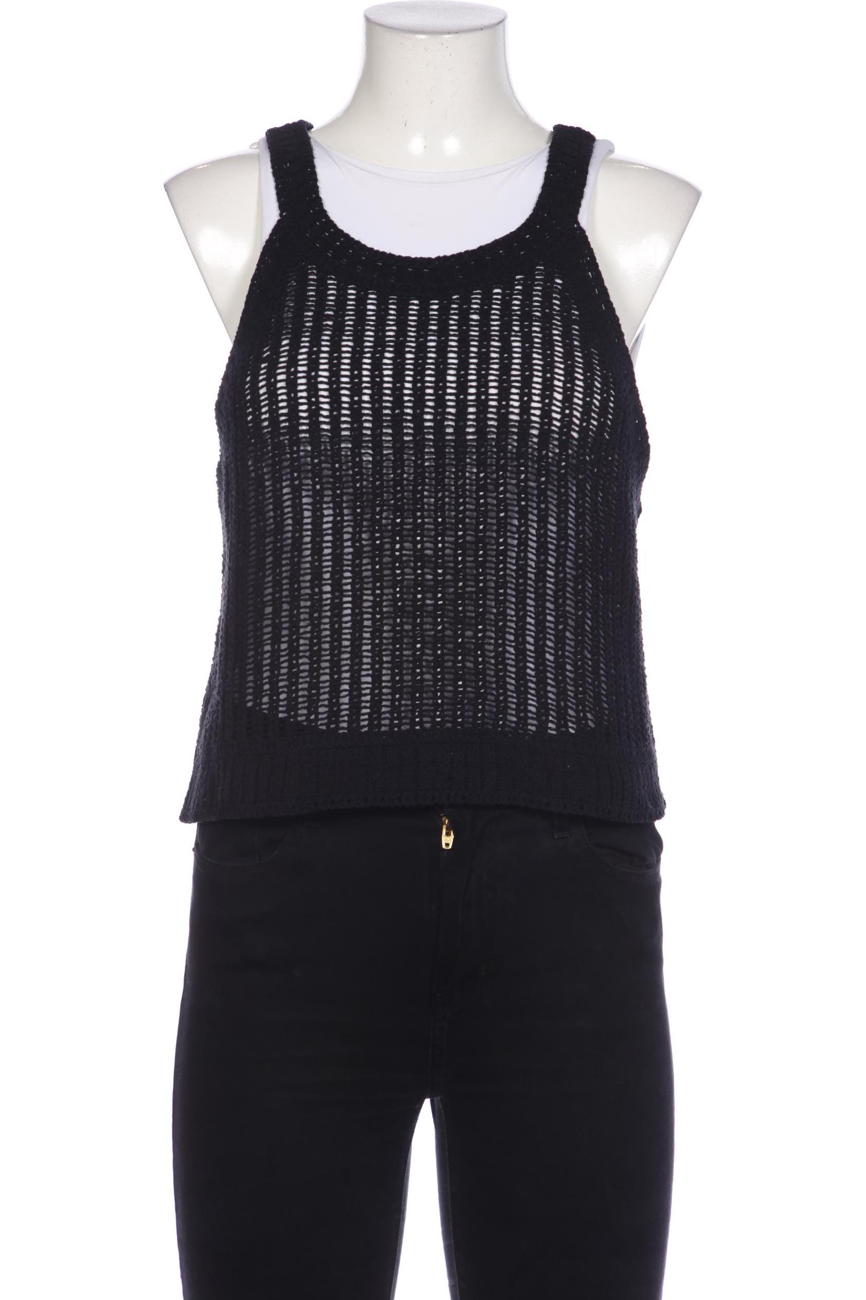 

Massimo Dutti Damen Top, schwarz, Gr. 42