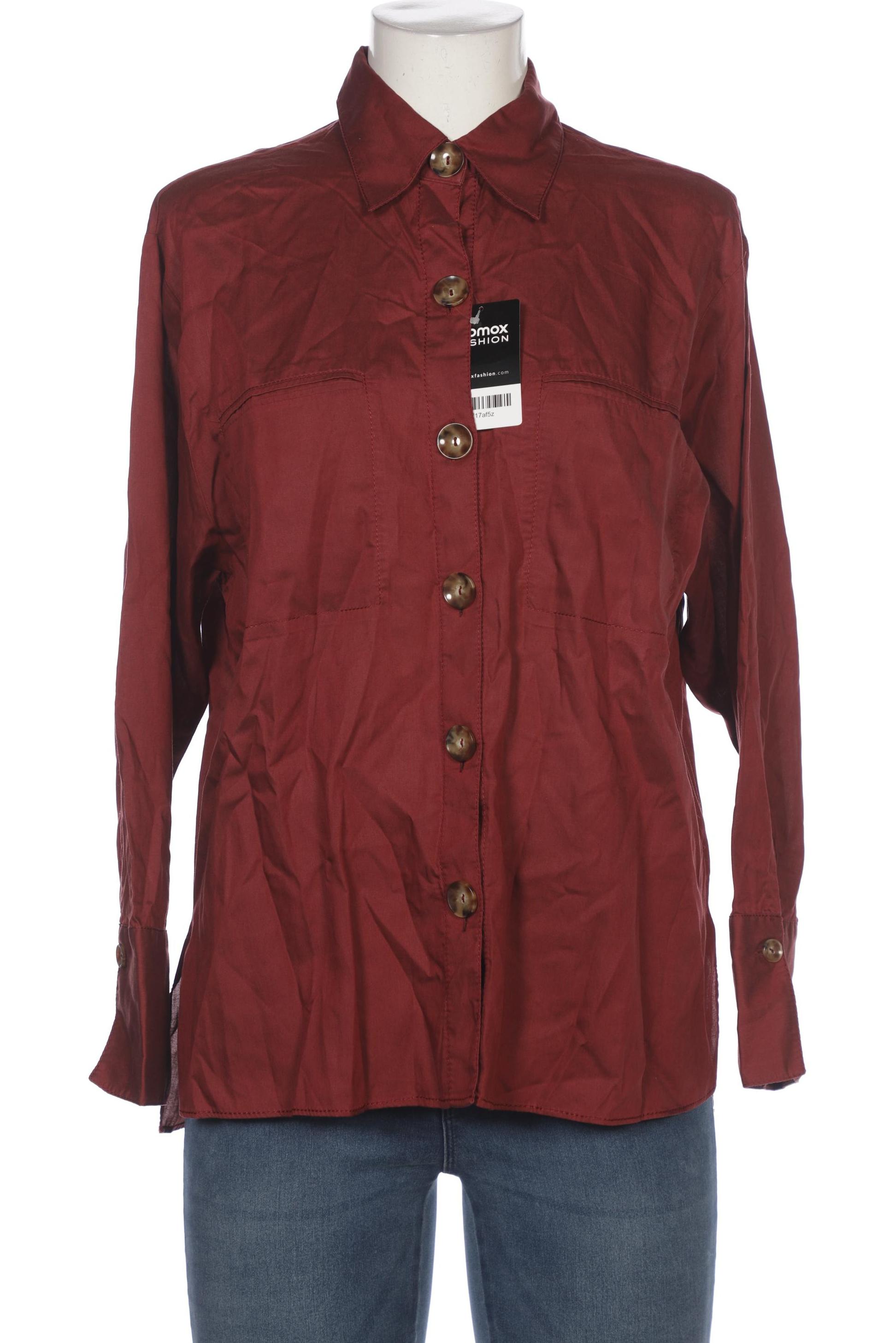 

Massimo Dutti Damen Bluse, bordeaux, Gr. 40