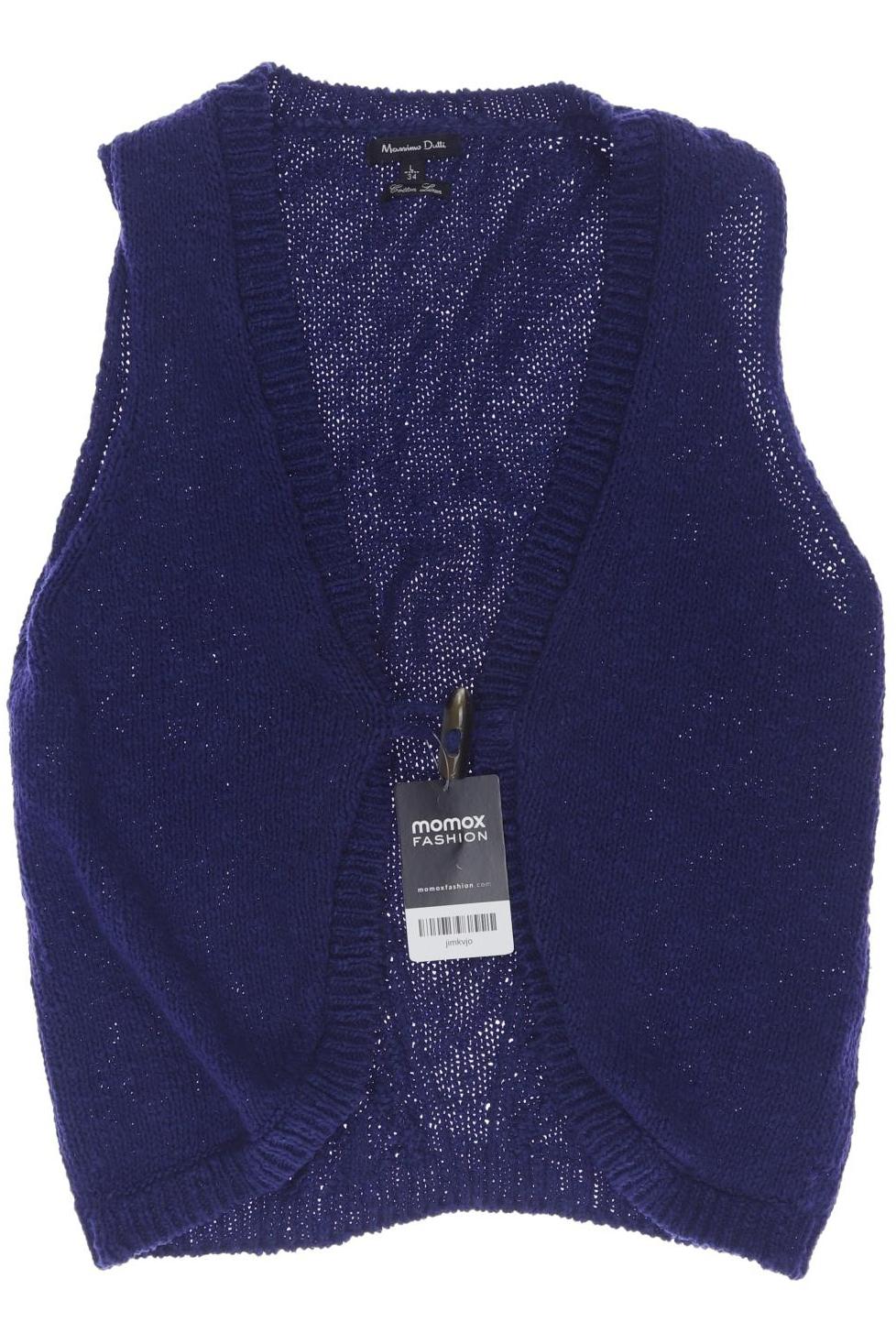 

Massimo Dutti Damen Weste, marineblau, Gr. 42