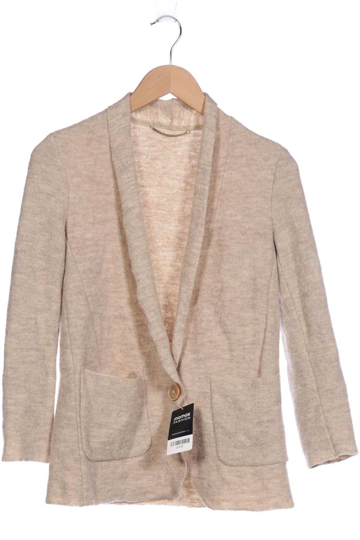 

Massimo Dutti Damen Strickjacke, beige, Gr. 36