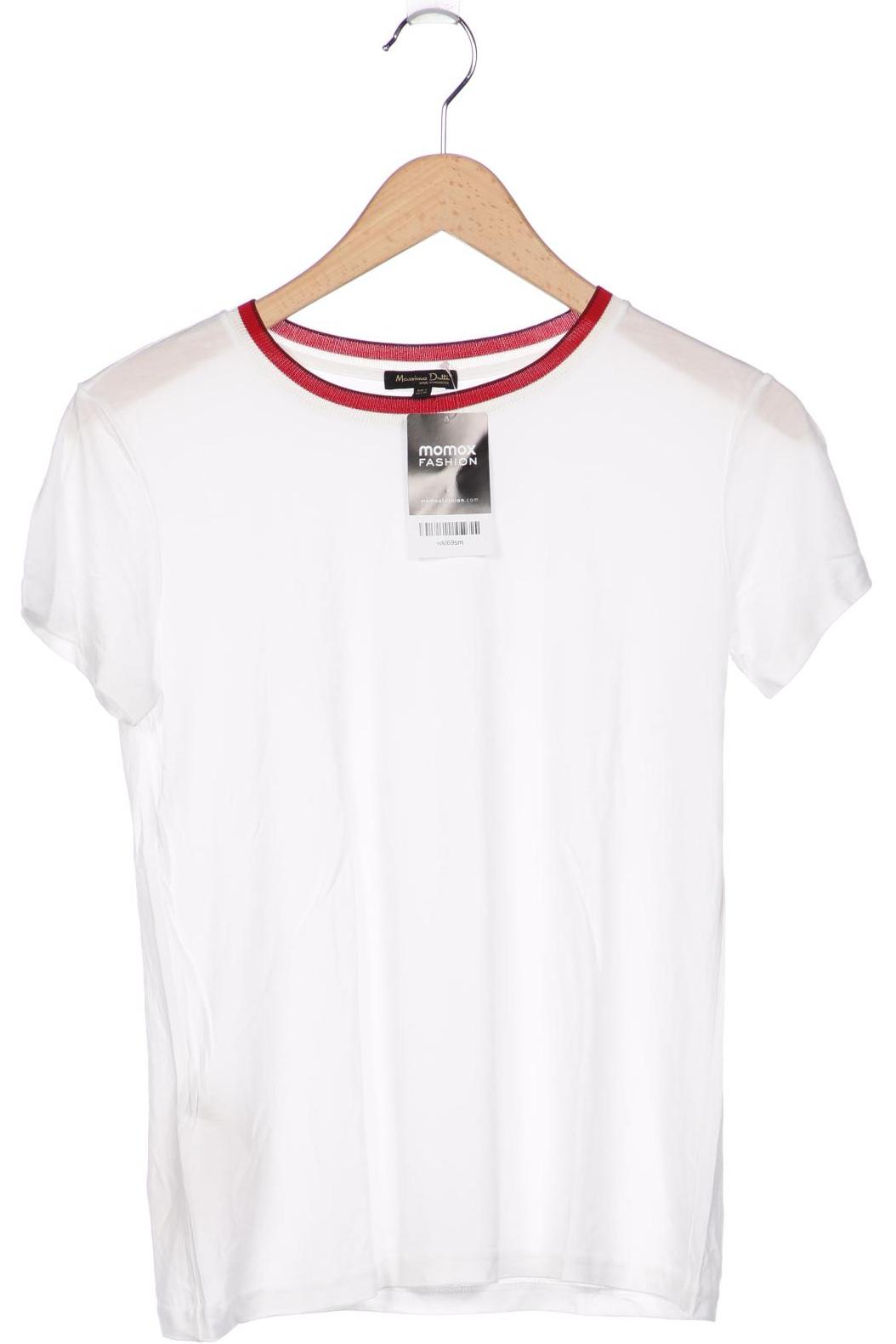 

Massimo Dutti Damen T-Shirt, weiß