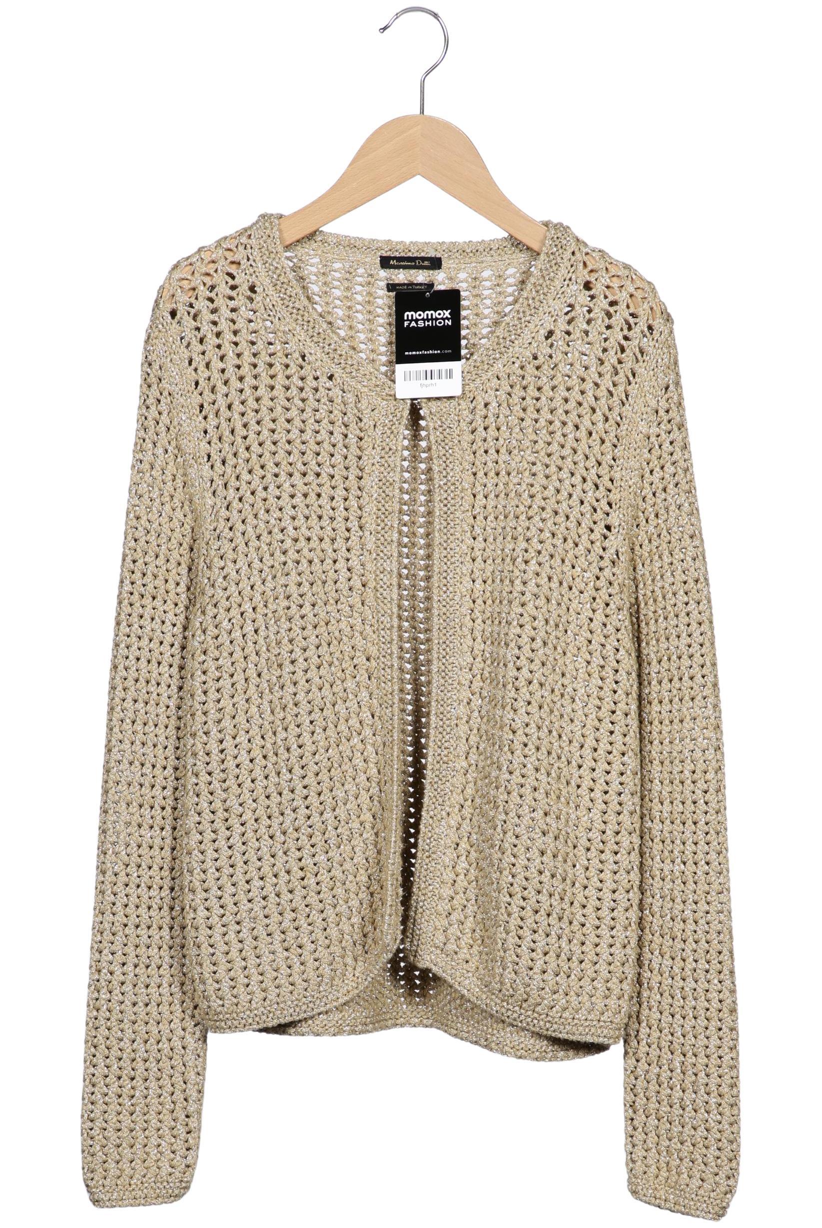 

Massimo Dutti Damen Strickjacke, beige, Gr. 38