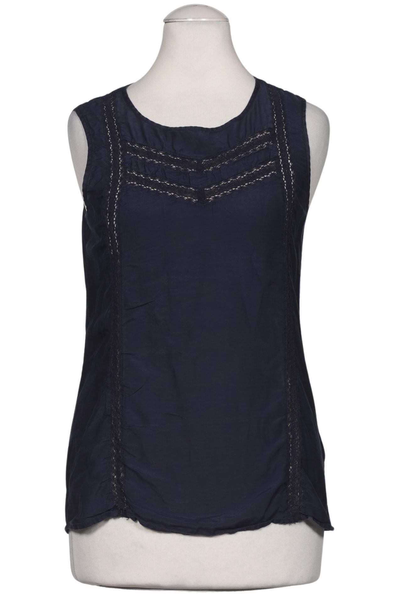 

Massimo Dutti Damen Top, marineblau, Gr. 36