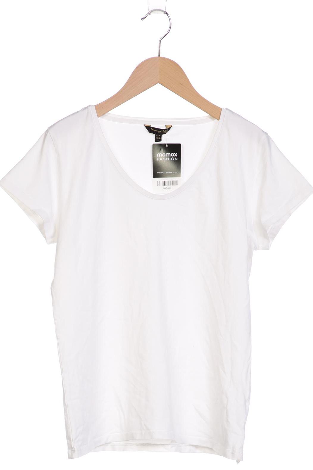 

Massimo Dutti Damen T-Shirt, weiß, Gr. 44