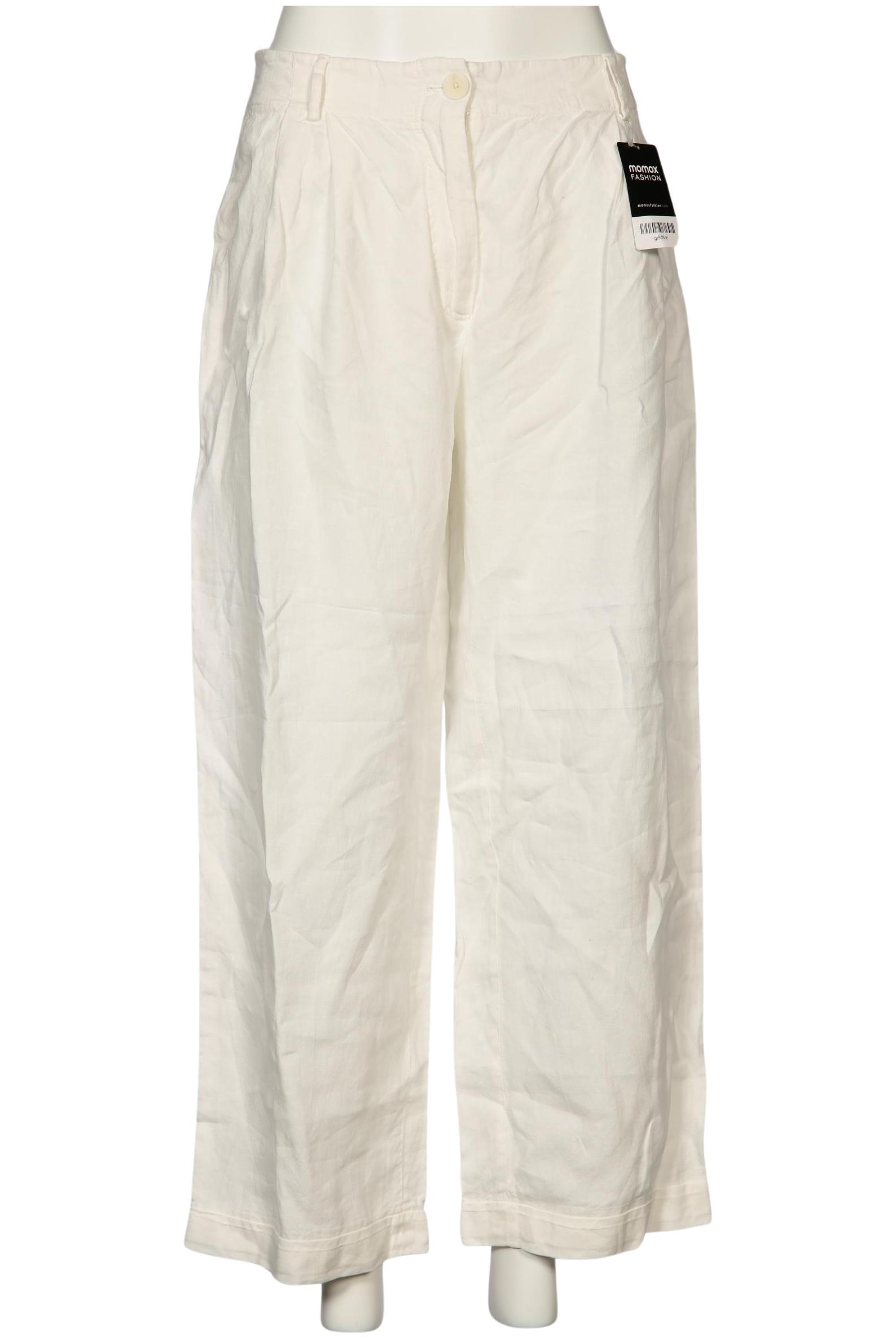 

Massimo Dutti Damen Stoffhose, cremeweiß, Gr. 40