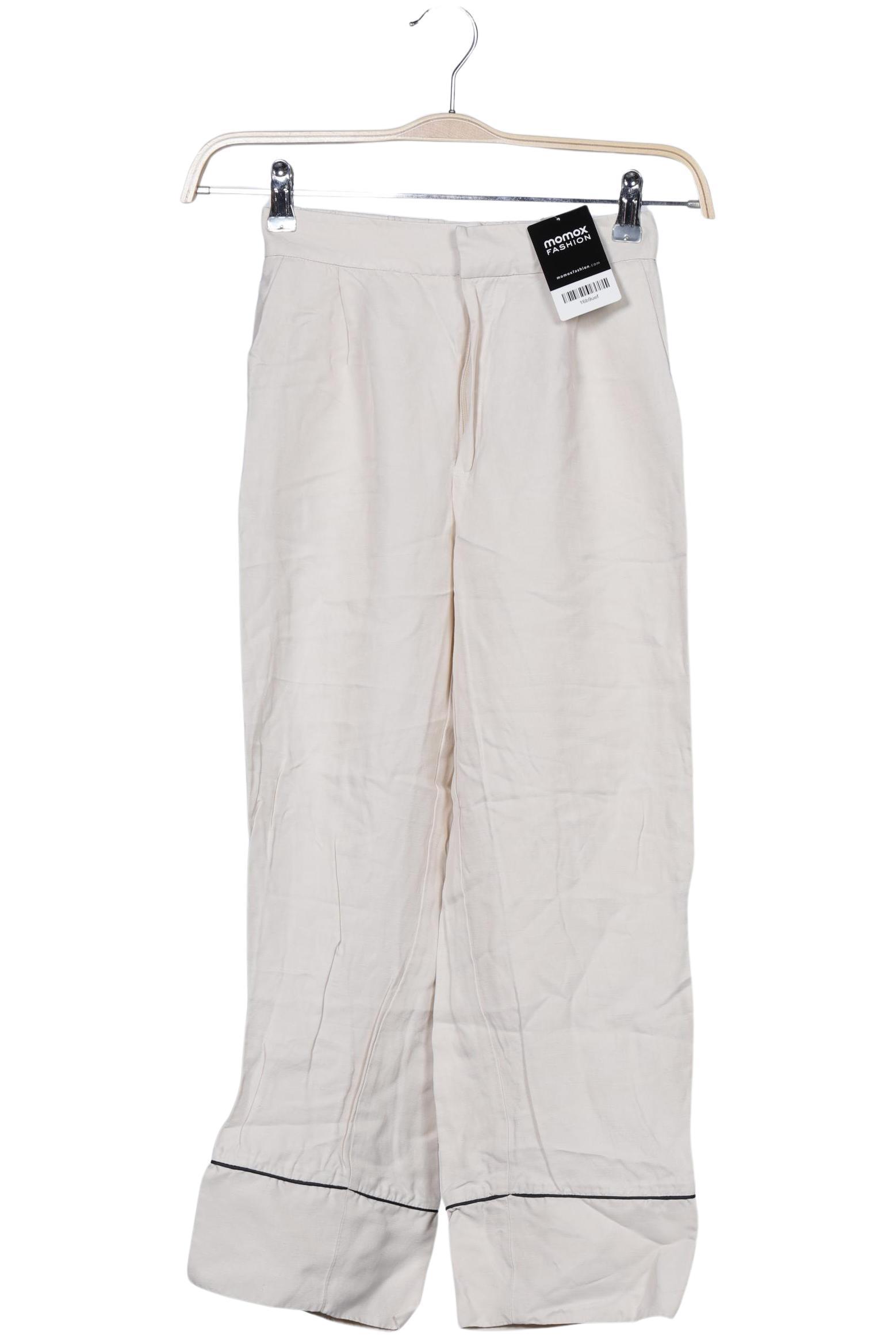 

Massimo Dutti Damen Stoffhose, cremeweiß, Gr. 34