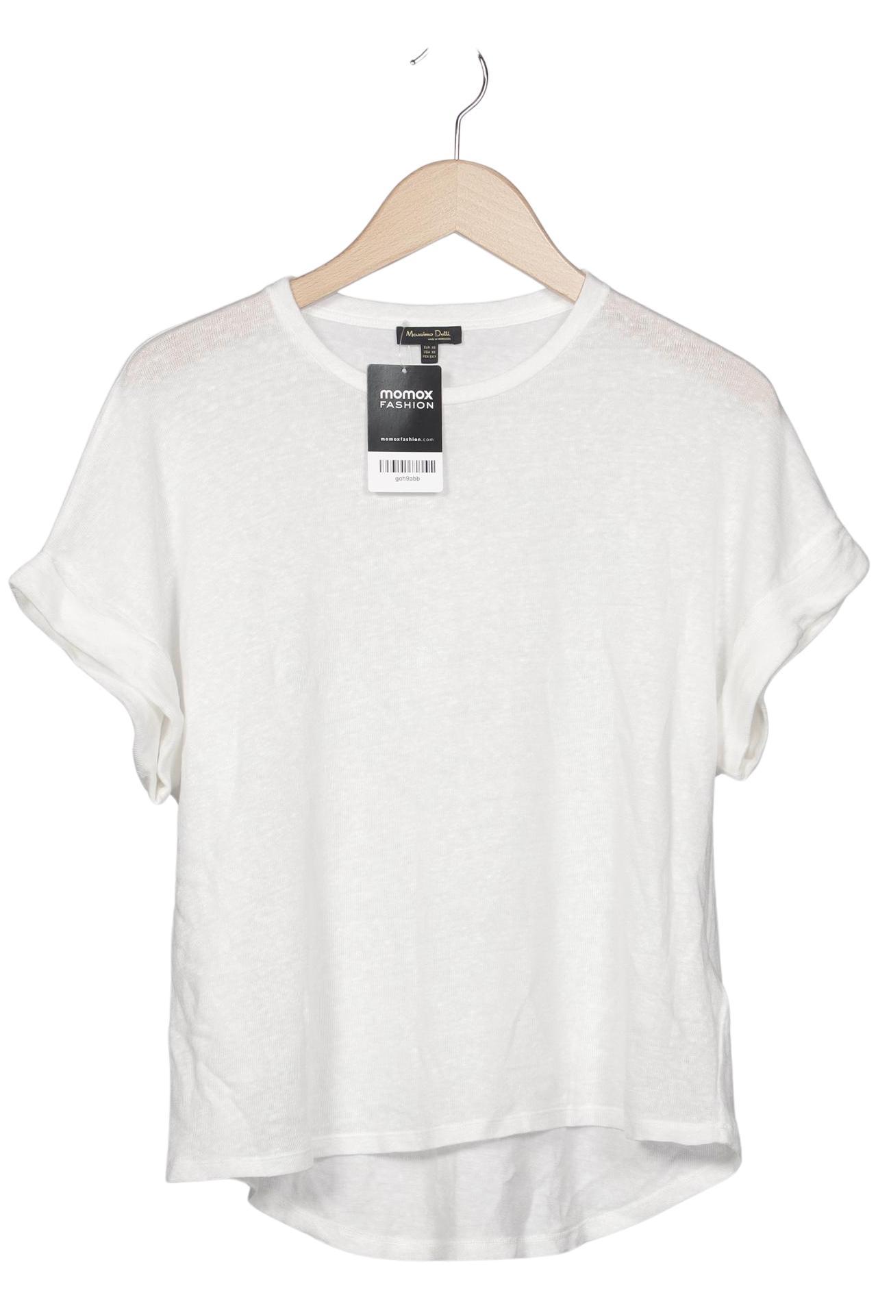 

Massimo Dutti Damen Pullover, weiß, Gr. 34