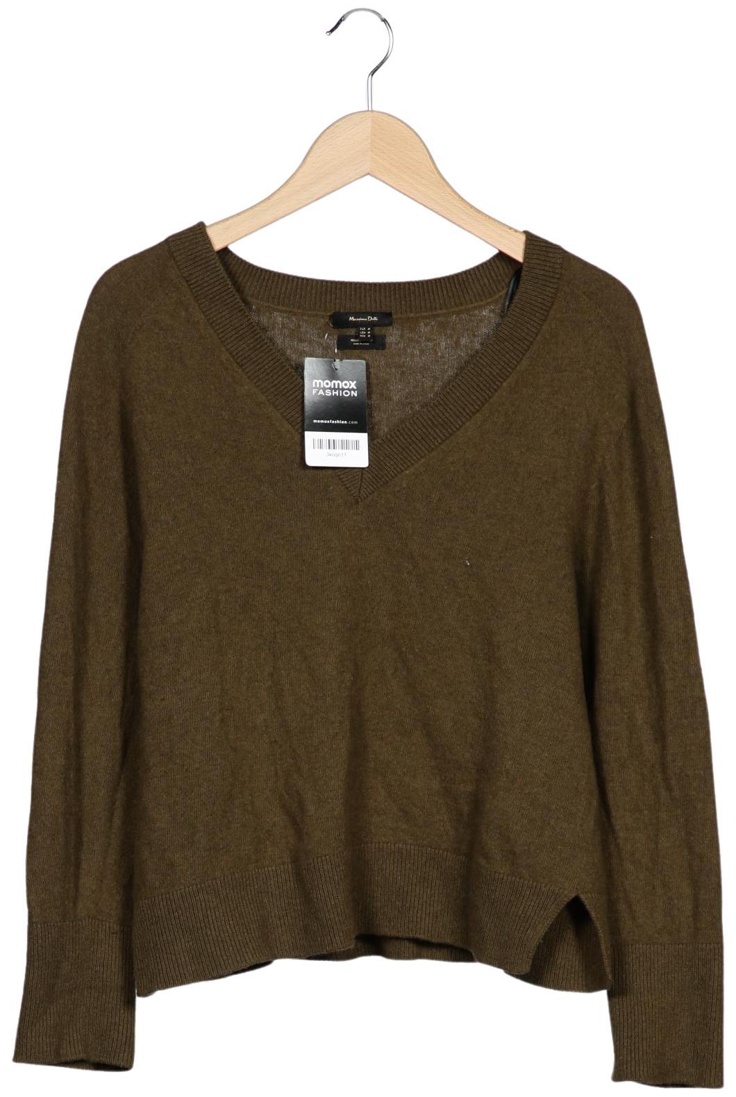 

Massimo Dutti Damen Pullover, grün, Gr. 38