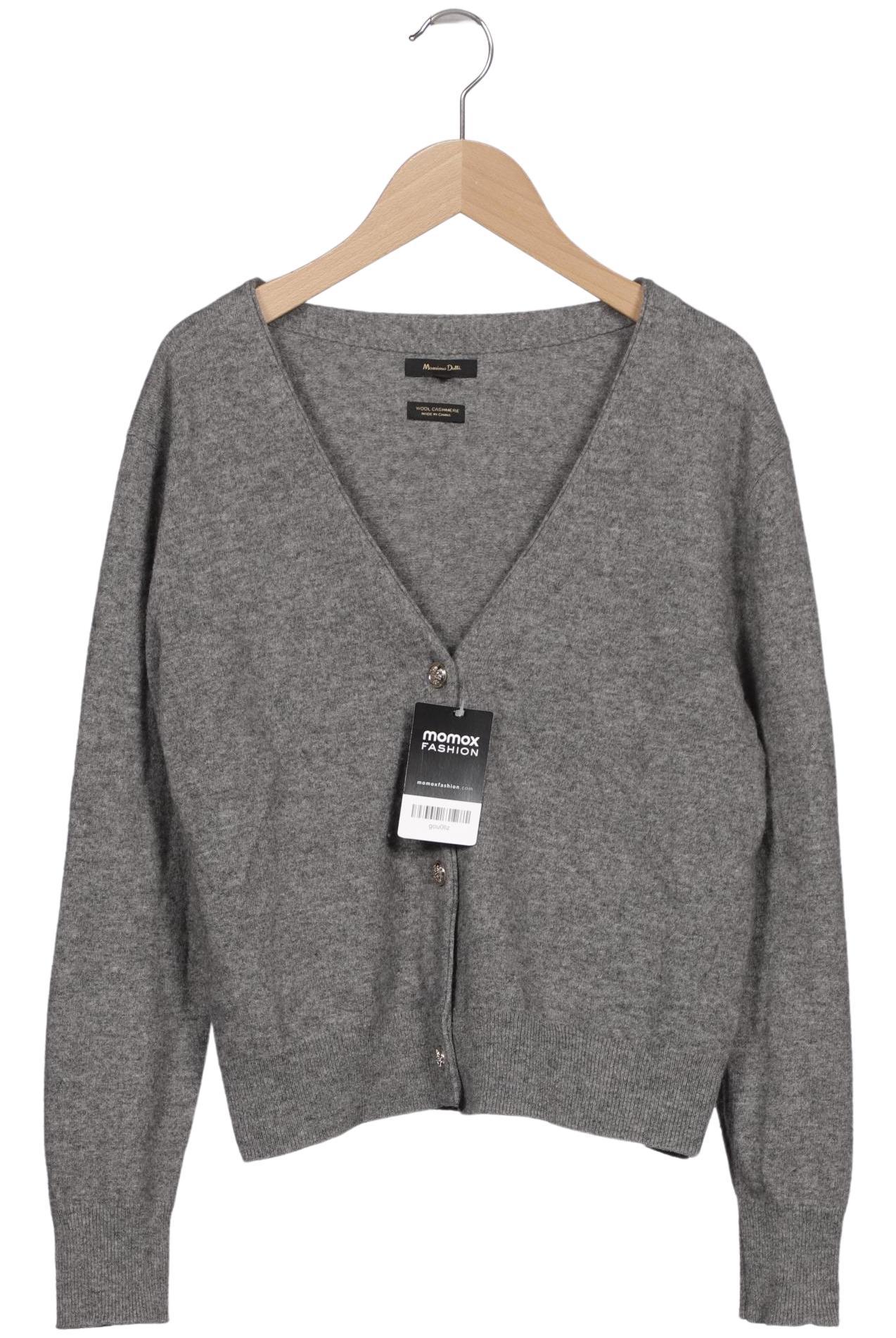 

Massimo Dutti Damen Strickjacke, grau, Gr. 38