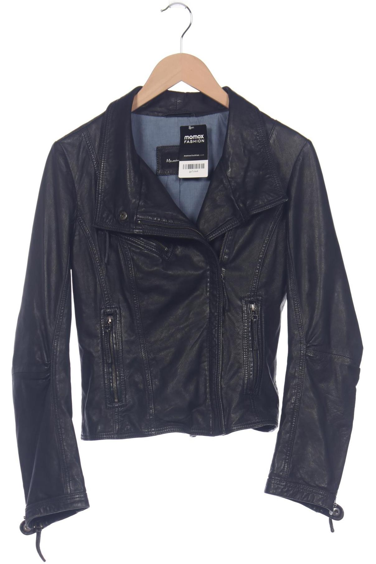 

Massimo Dutti Damen Jacke, schwarz, Gr. 36