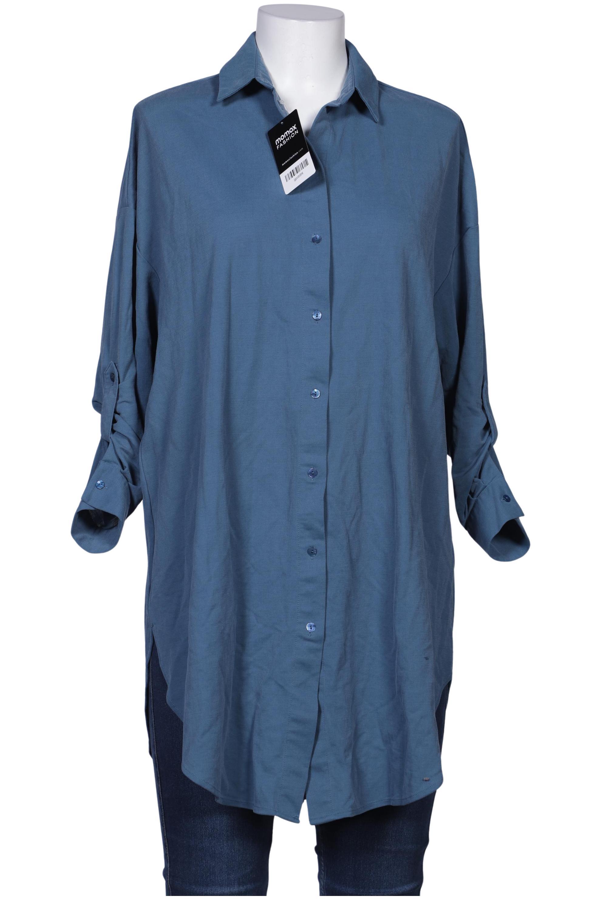 

Massimo Dutti Damen Bluse, blau, Gr. 38