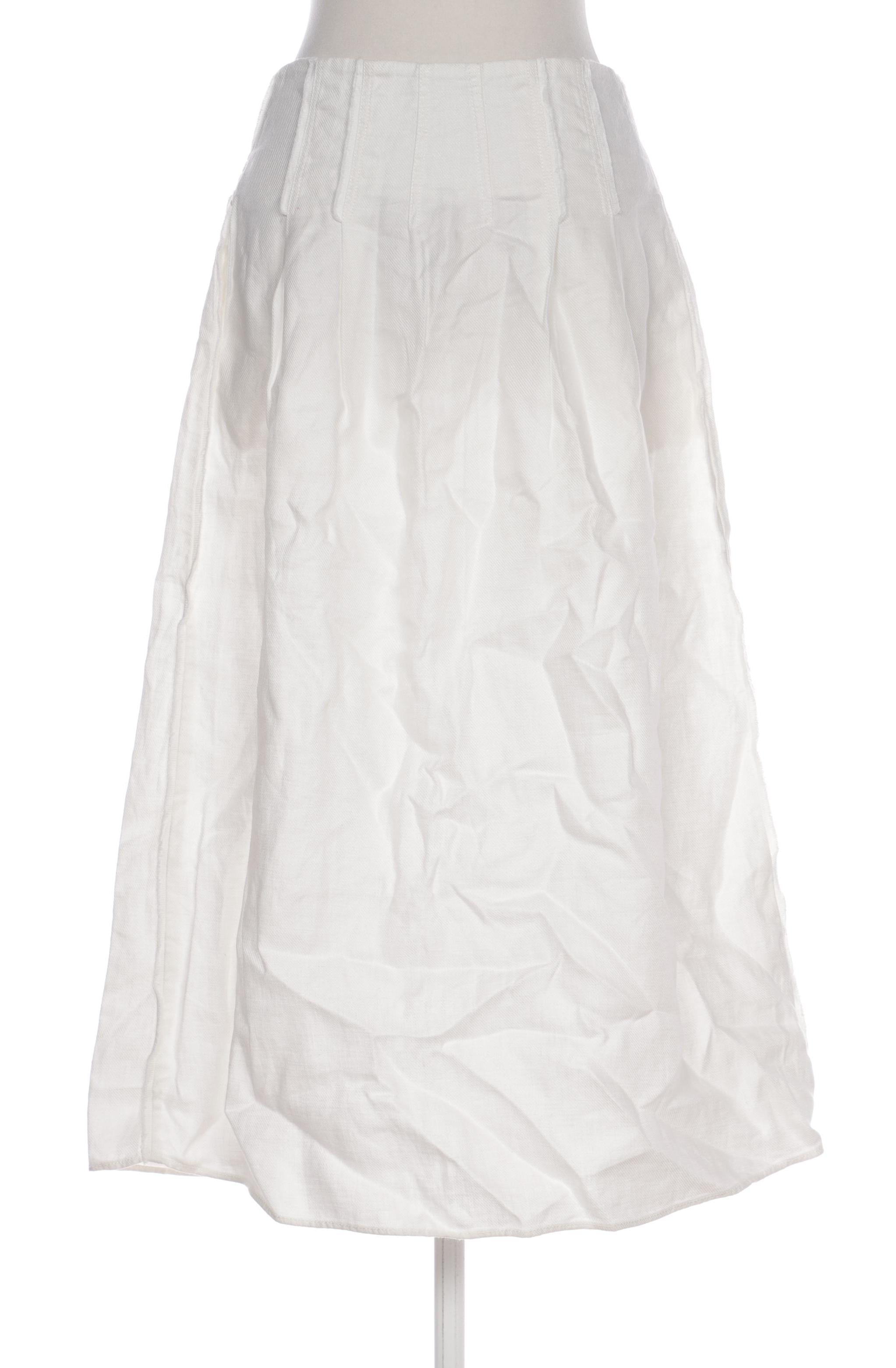 

Massimo Dutti Damen Rock, weiß, Gr. 34