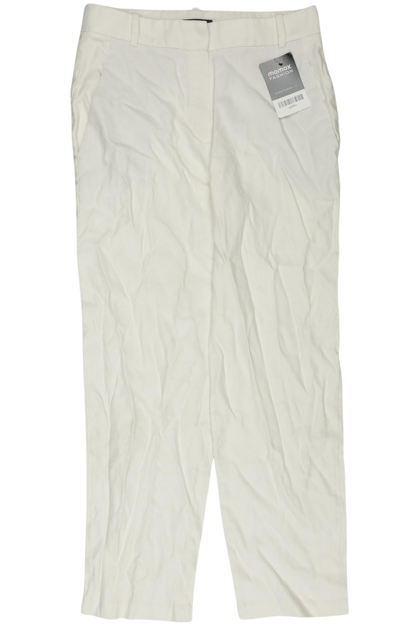 

Massimo Dutti Damen Stoffhose, cremeweiß, Gr. 34