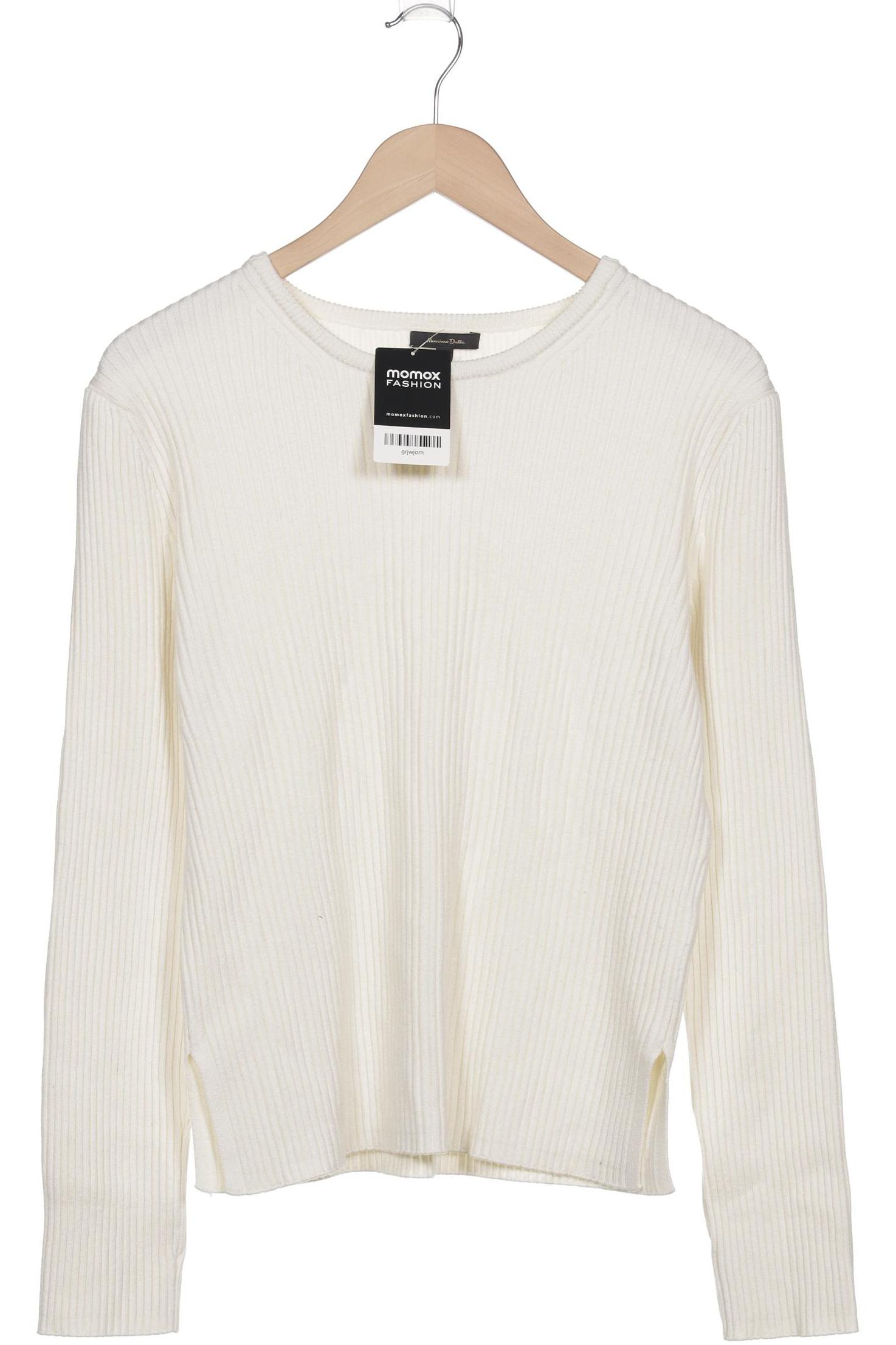 

Massimo Dutti Damen Pullover, cremeweiß, Gr. 42