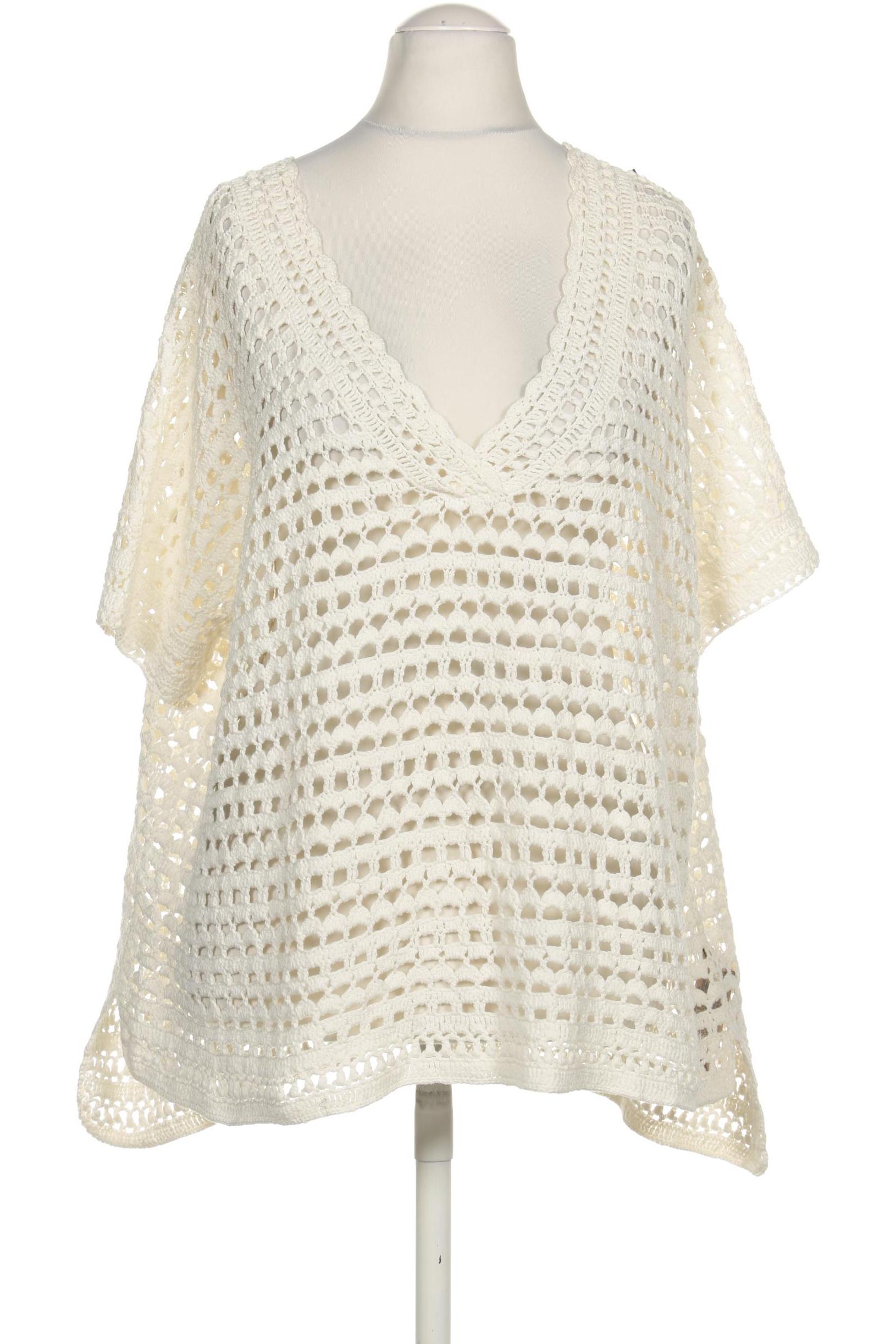 

Massimo Dutti Damen Pullover, cremeweiß, Gr. 36