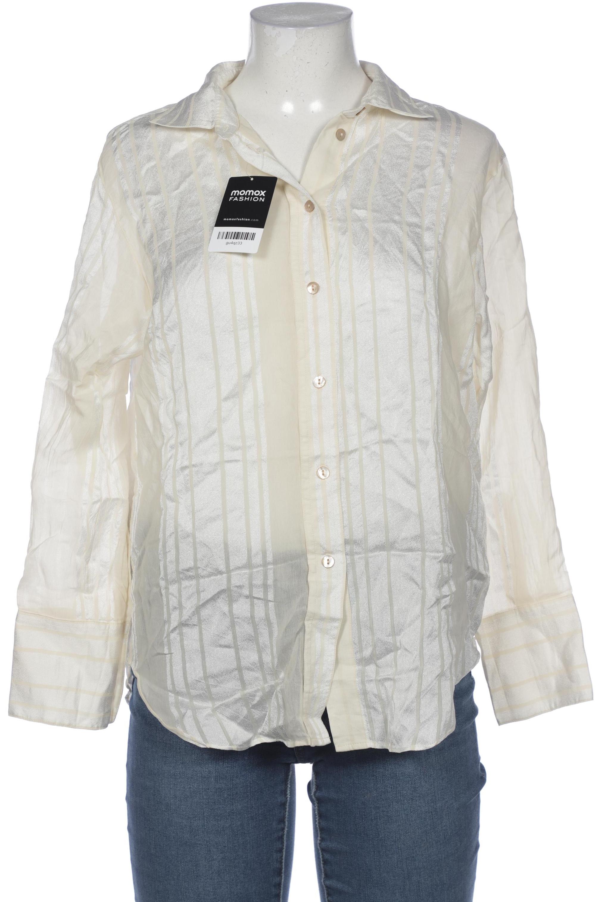 

Massimo Dutti Damen Bluse, cremeweiß, Gr. 38