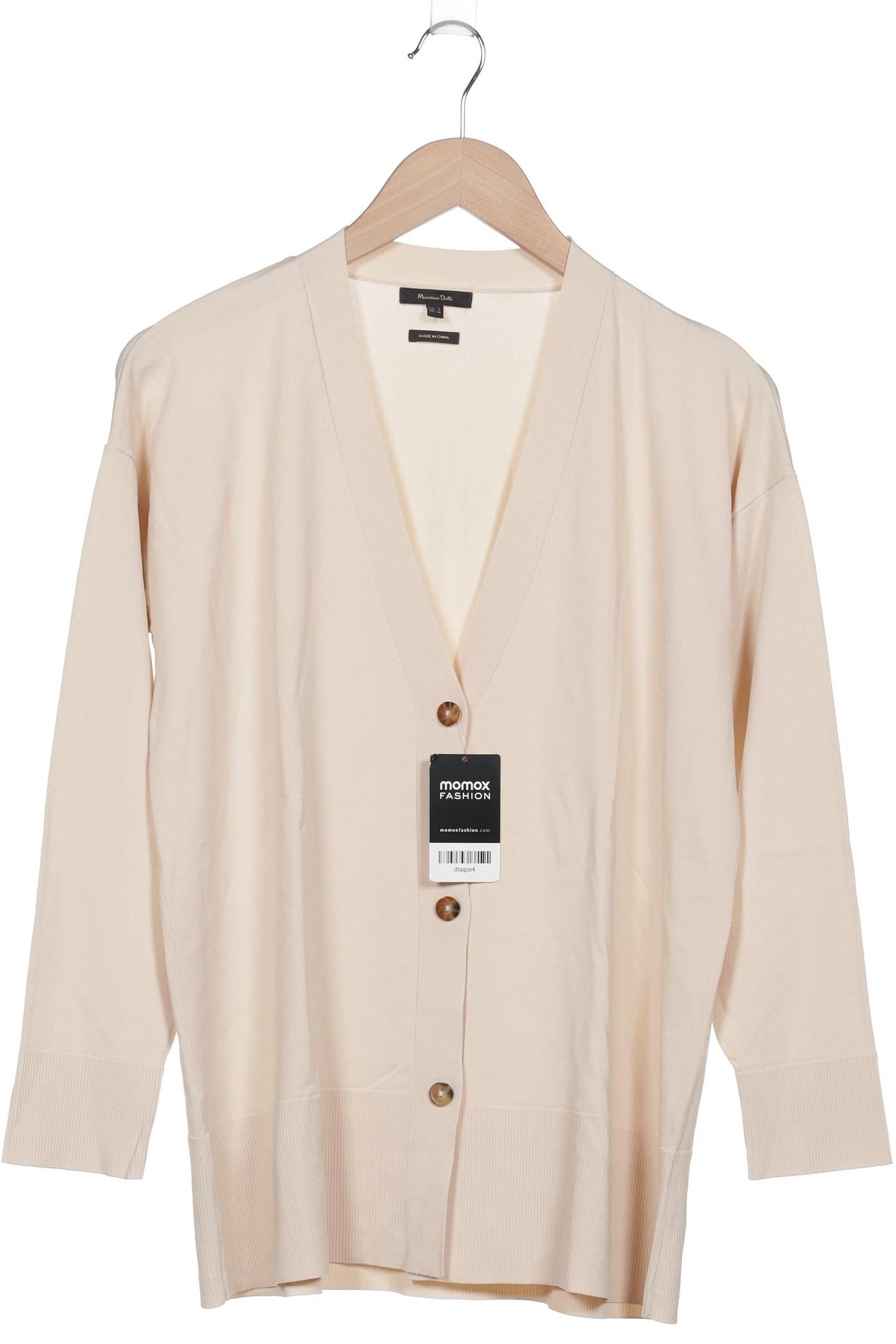 

Massimo Dutti Damen Strickjacke, beige, Gr. 36