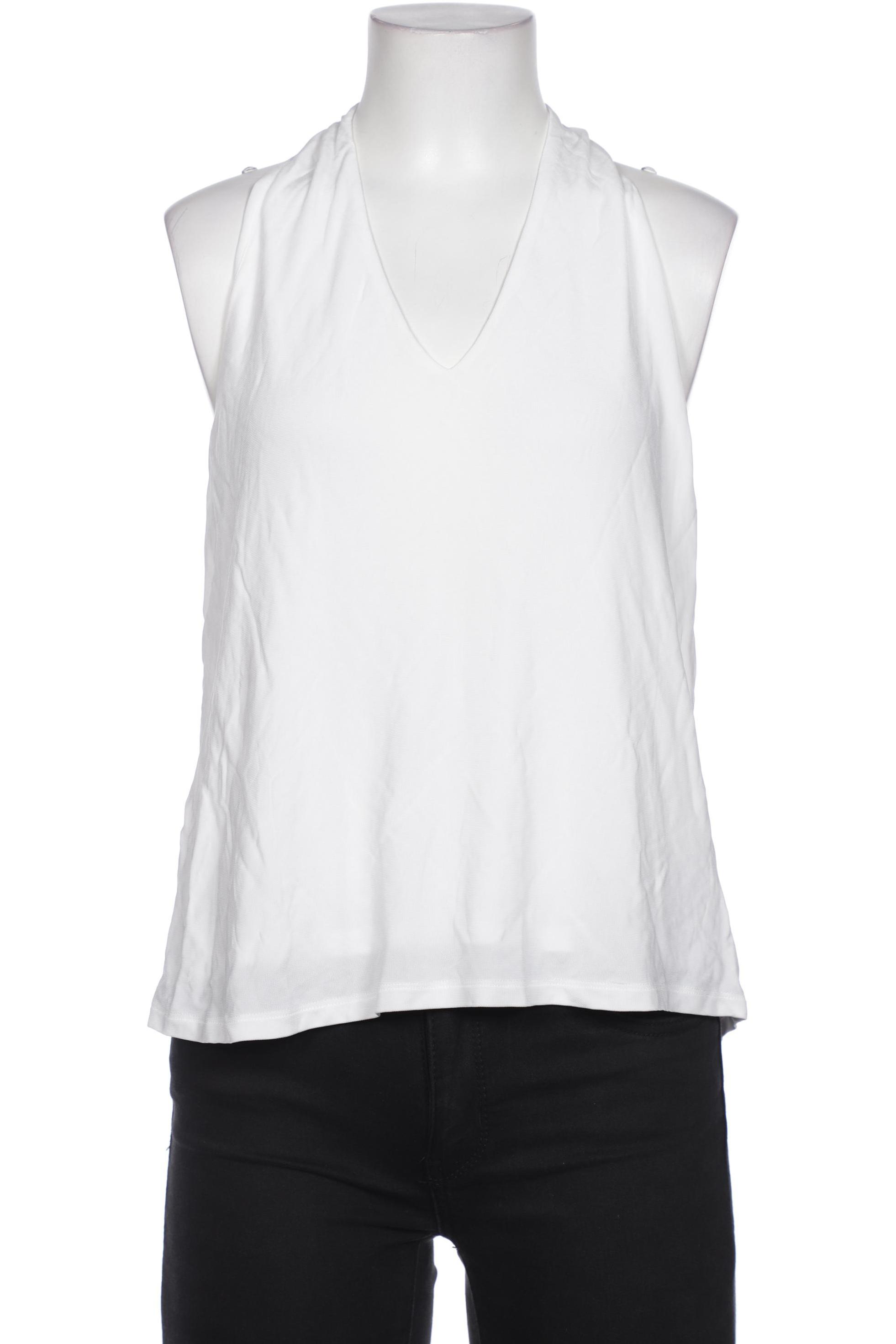 

Massimo Dutti Damen Bluse, weiß, Gr. 36