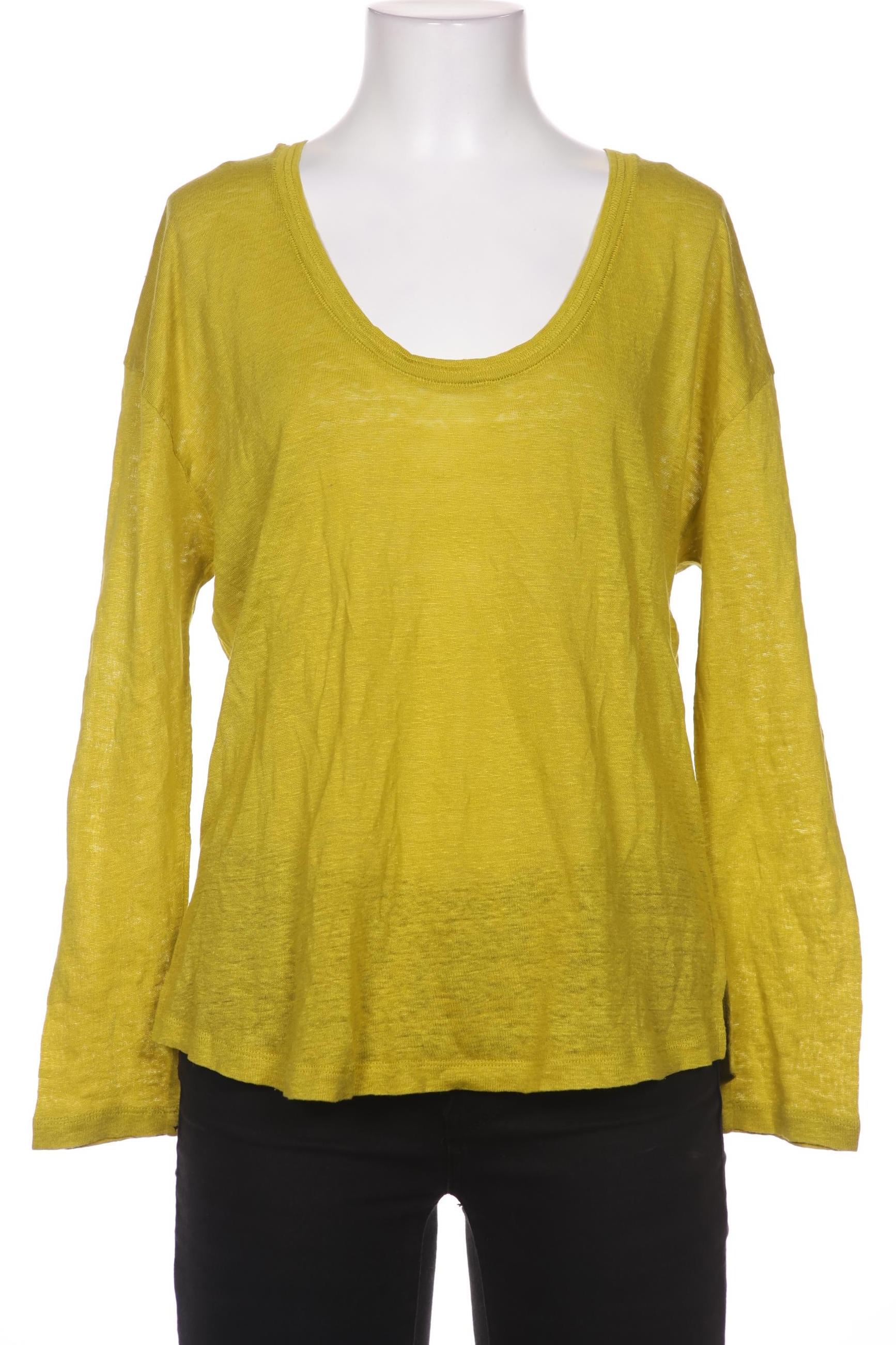 

Massimo Dutti Damen Langarmshirt, gelb, Gr. 34