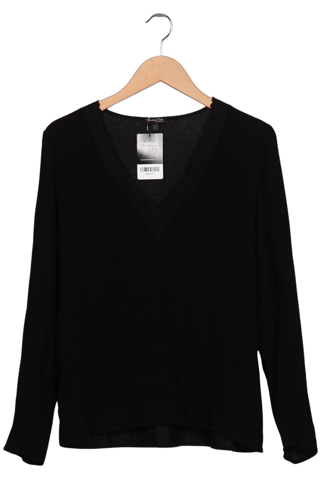 

Massimo Dutti Damen Langarmshirt, schwarz, Gr. 38
