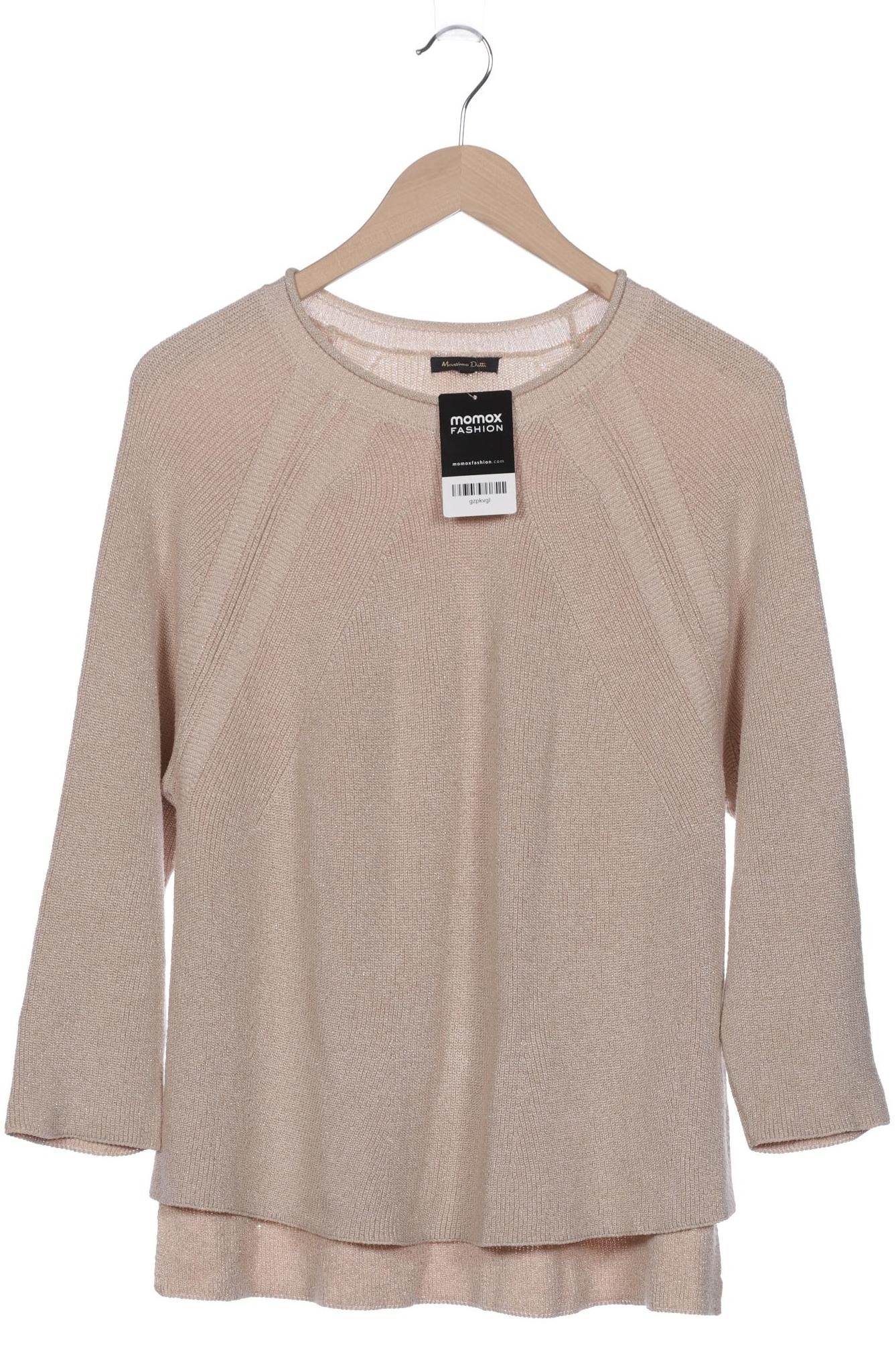 

Massimo Dutti Damen Pullover, cremeweiß, Gr. 38