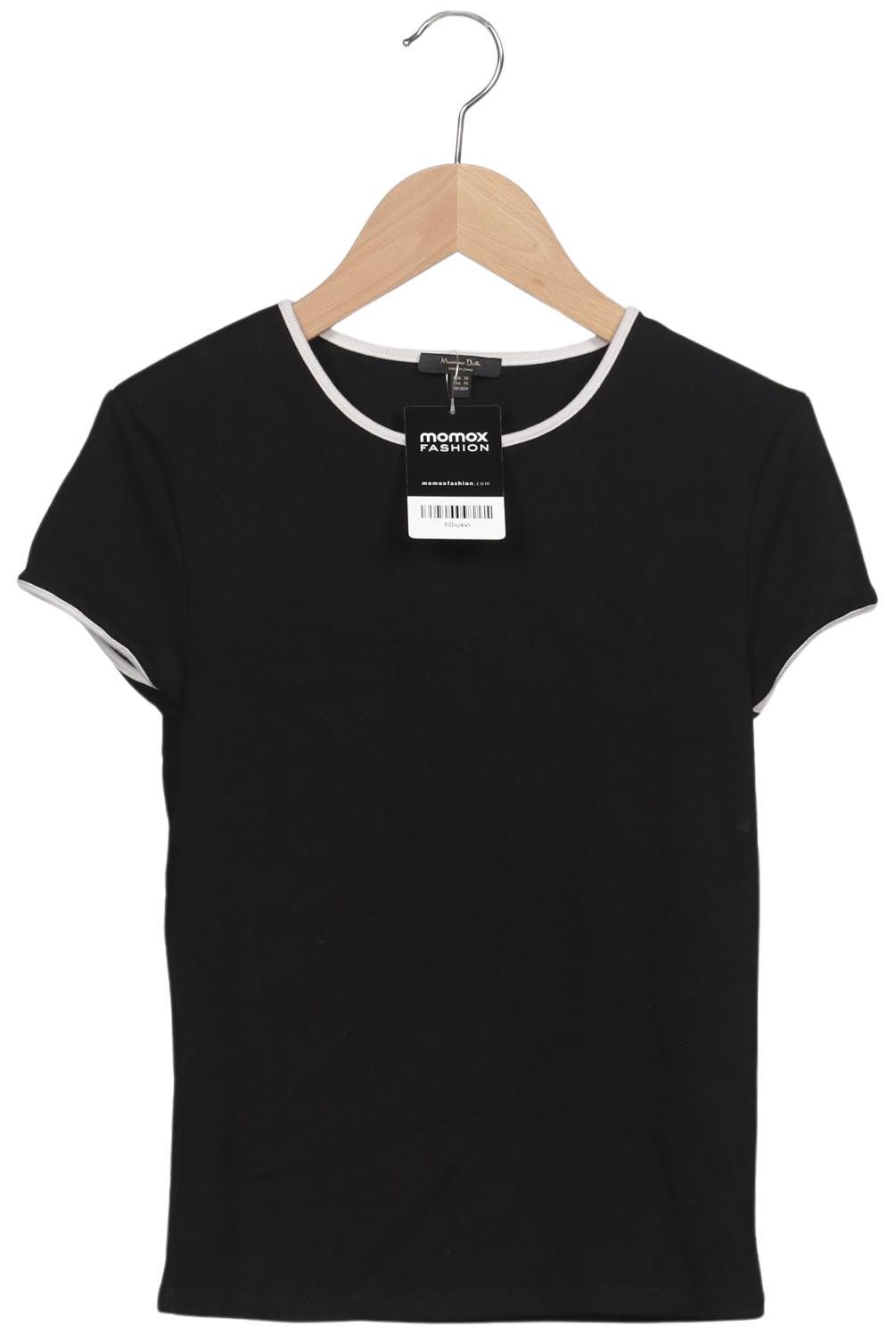 

Massimo Dutti Damen T-Shirt, schwarz, Gr. 34