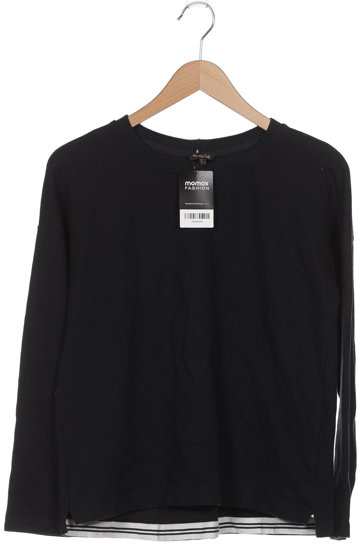 

Massimo Dutti Damen Langarmshirt, marineblau, Gr. 38