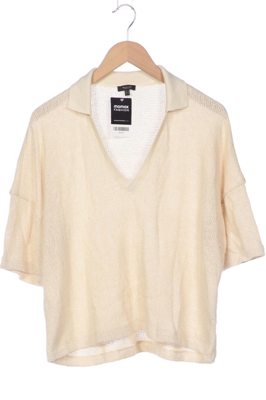 

Massimo Dutti Damen Pullover, beige, Gr. 38