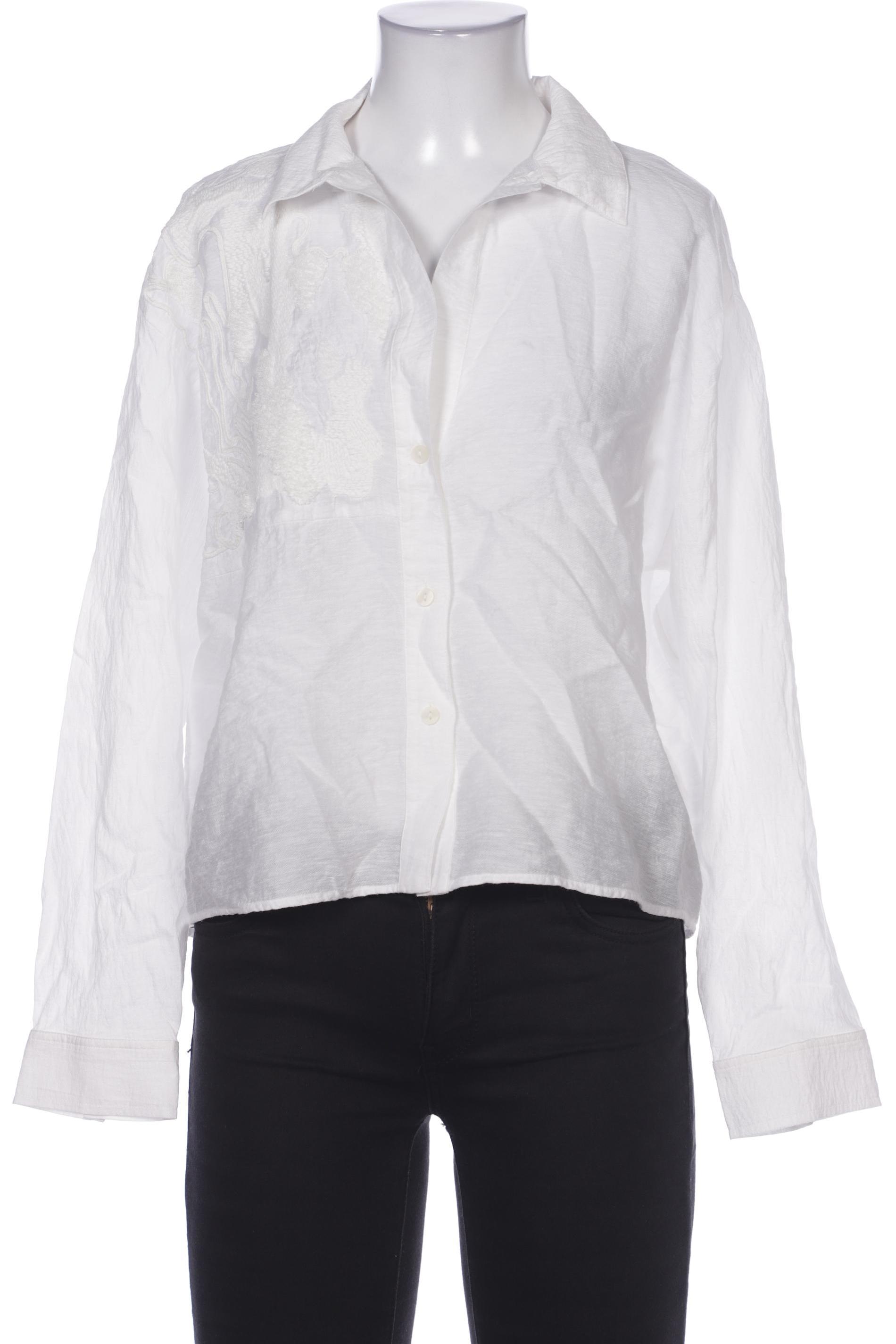 

Massimo Dutti Damen Bluse, weiß, Gr. 36