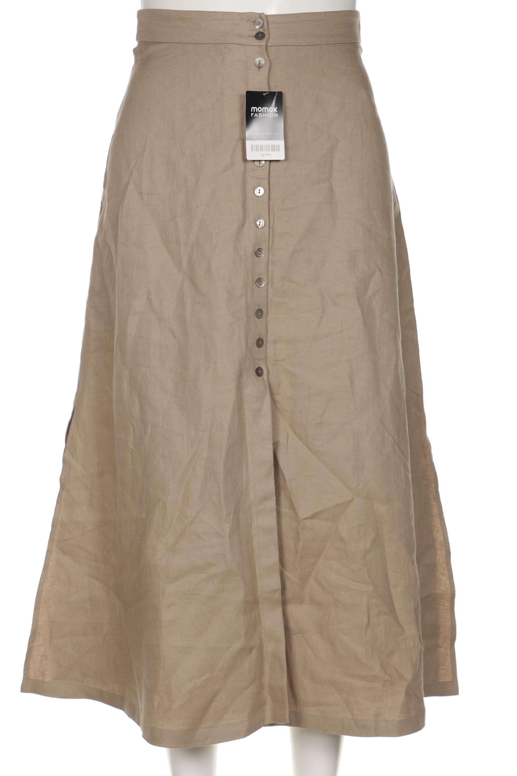 

Massimo Dutti Damen Rock, beige, Gr. 40