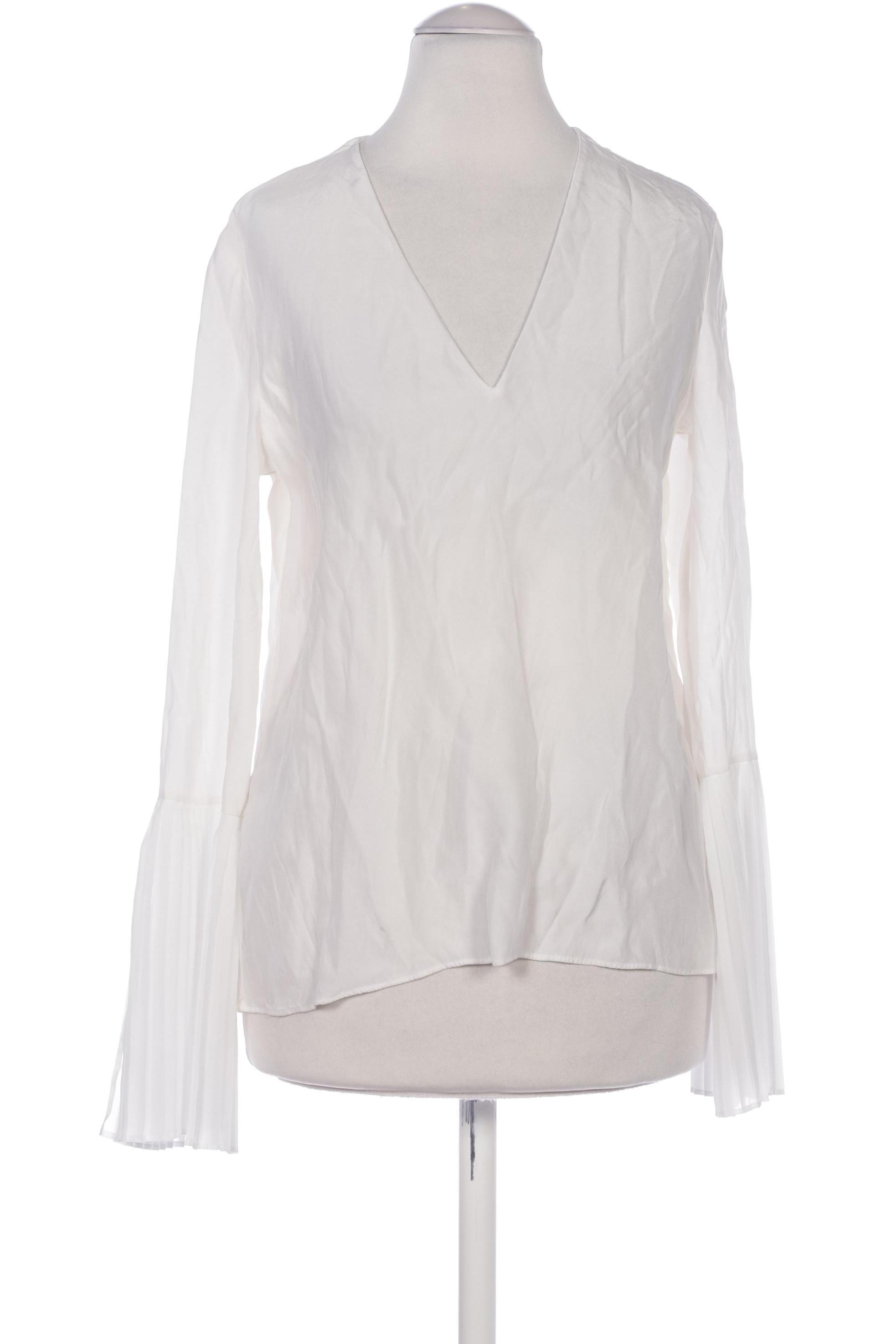 

Massimo Dutti Damen Bluse, cremeweiß, Gr. 34