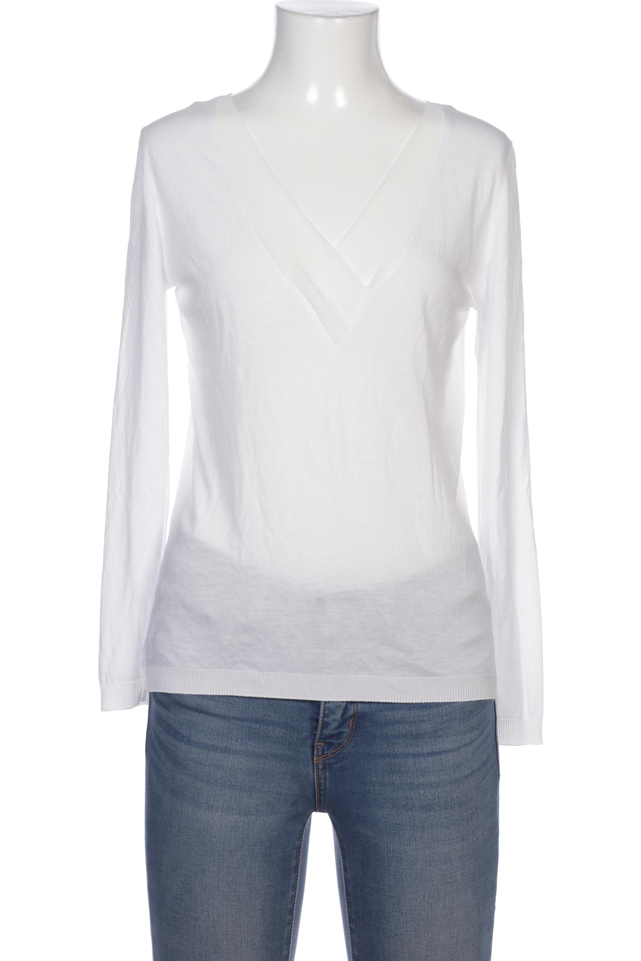 

Massimo Dutti Damen Langarmshirt, weiß