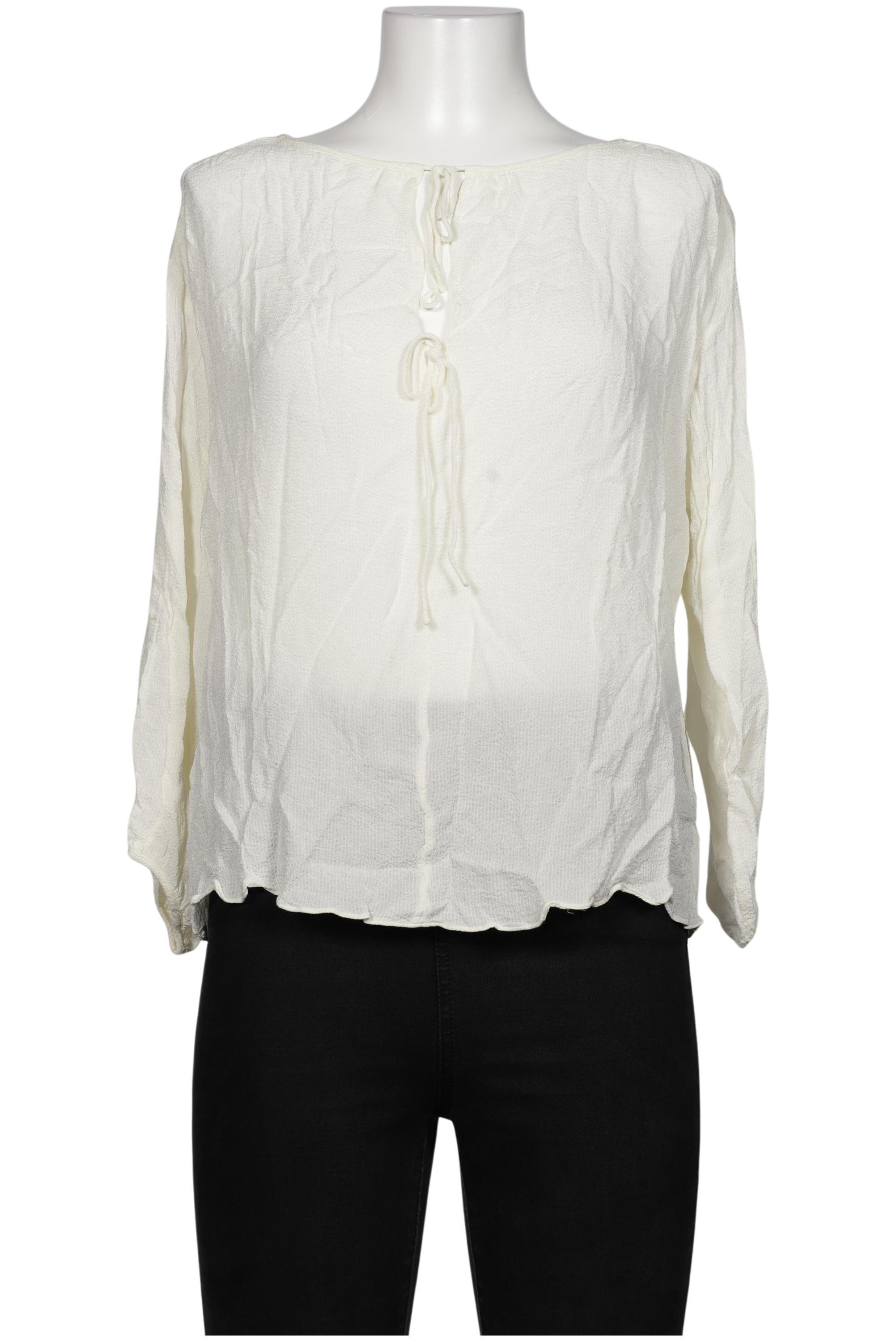 

Massimo Dutti Damen Bluse, cremeweiß, Gr. 38