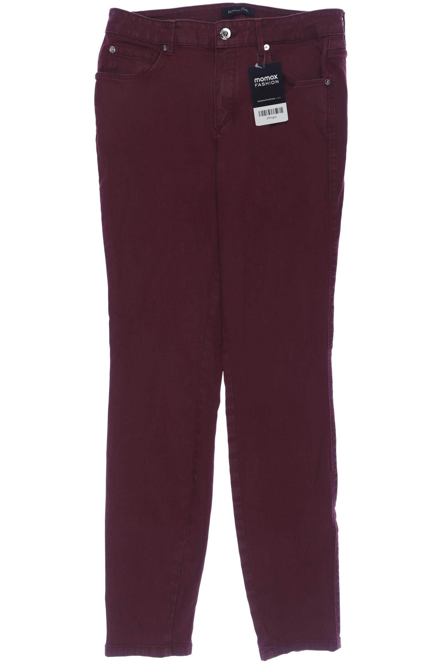

Massimo Dutti Damen Jeans, bordeaux, Gr. 40